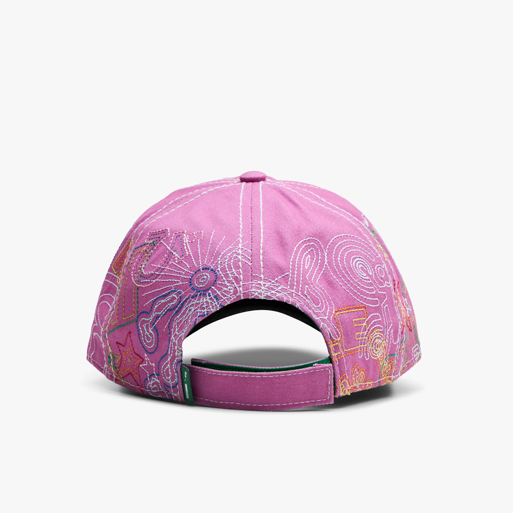 b.Eautiful Stitch Mania 6 Panel Hat Off-Pink / Multi - Image 4