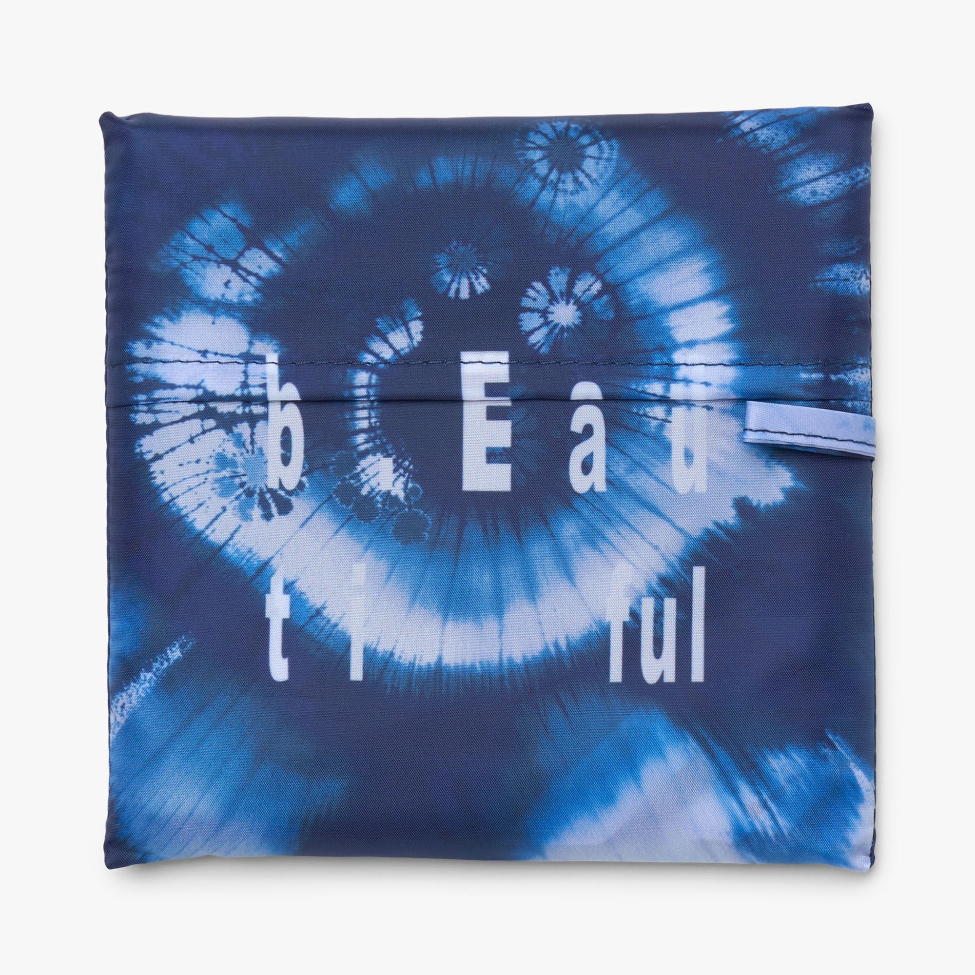 b.Eautiful Tie-Dye XL Reusable Bag Navy - Image 4