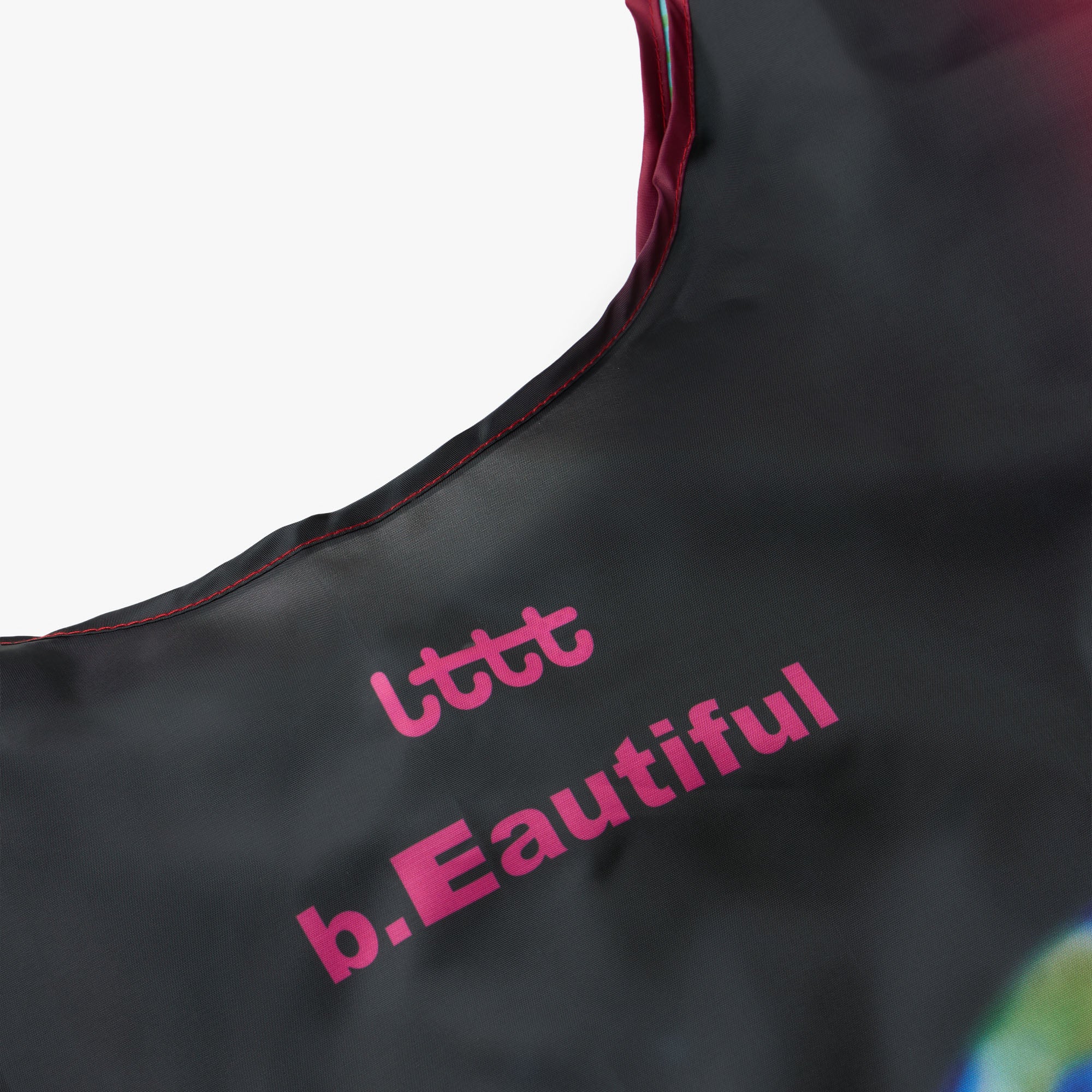 b.Eautiful x LTTT Globe Reusable Bag XL Black/Green - Image 5