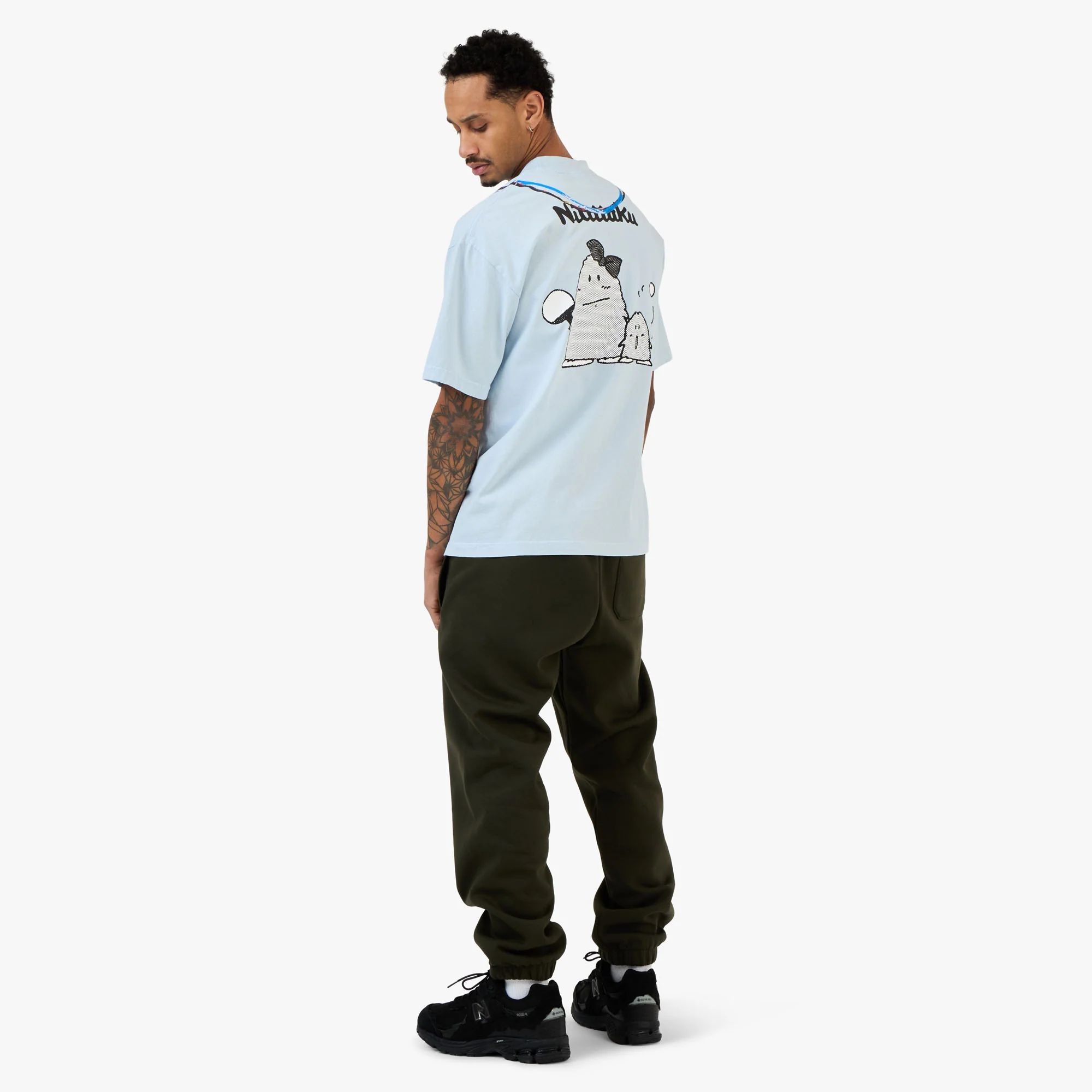 b.Eautiful x LTTT Joy T-Shirt Light Blue - Image 7