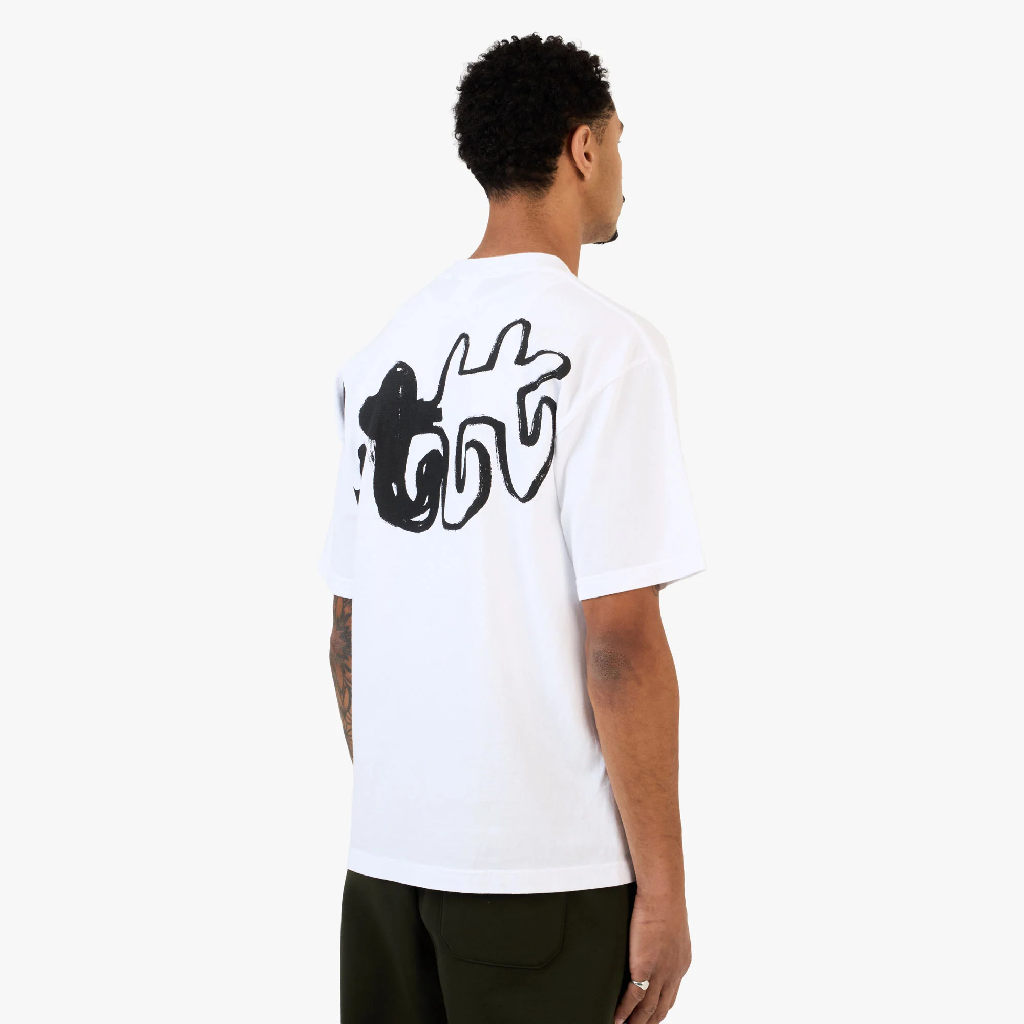 b.Eautiful x LTTT Puffy Fish T-Shirt White - Image 3
