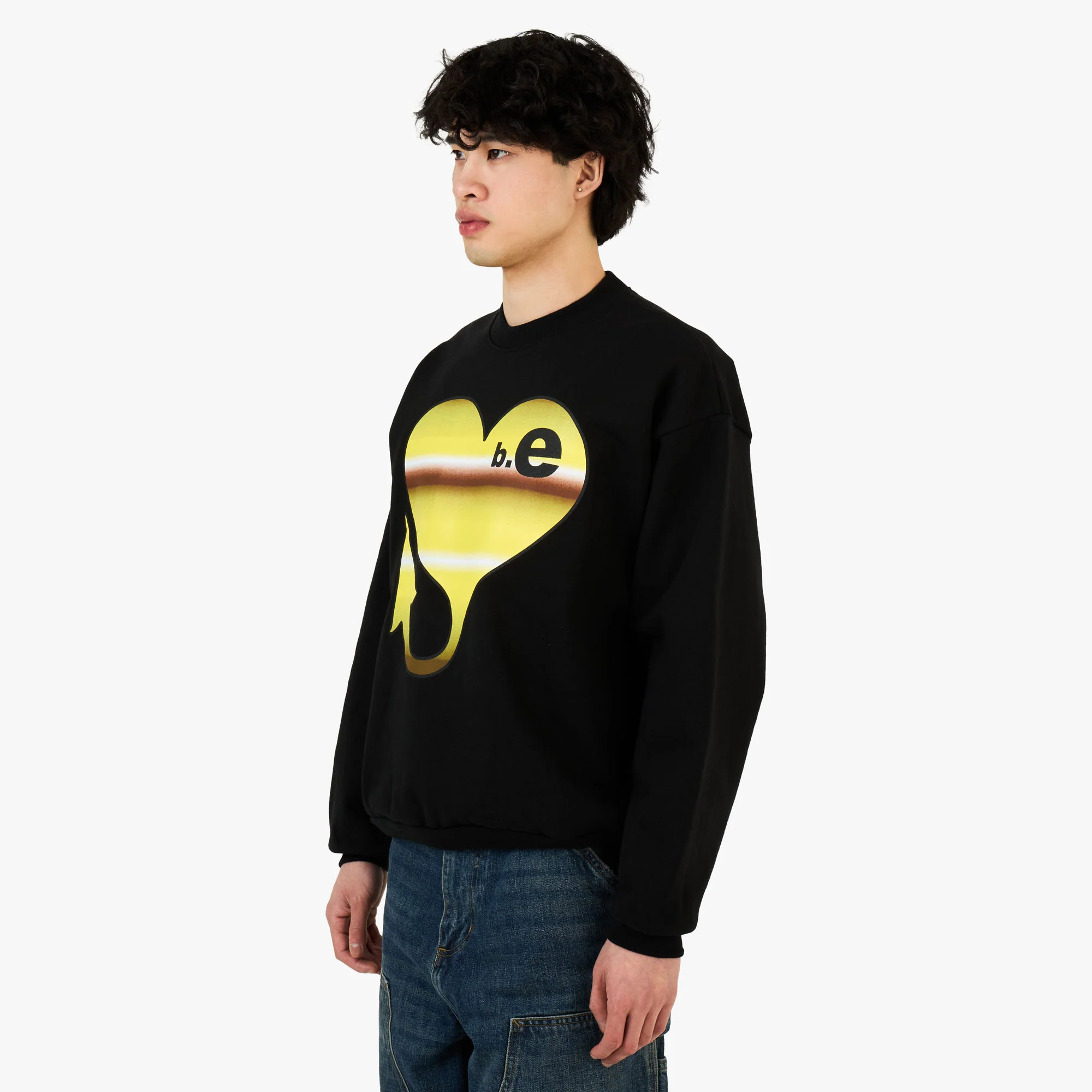 b.Eautiful x Sara Yukiko b.e Bad Sweatshirt Black - Image 2