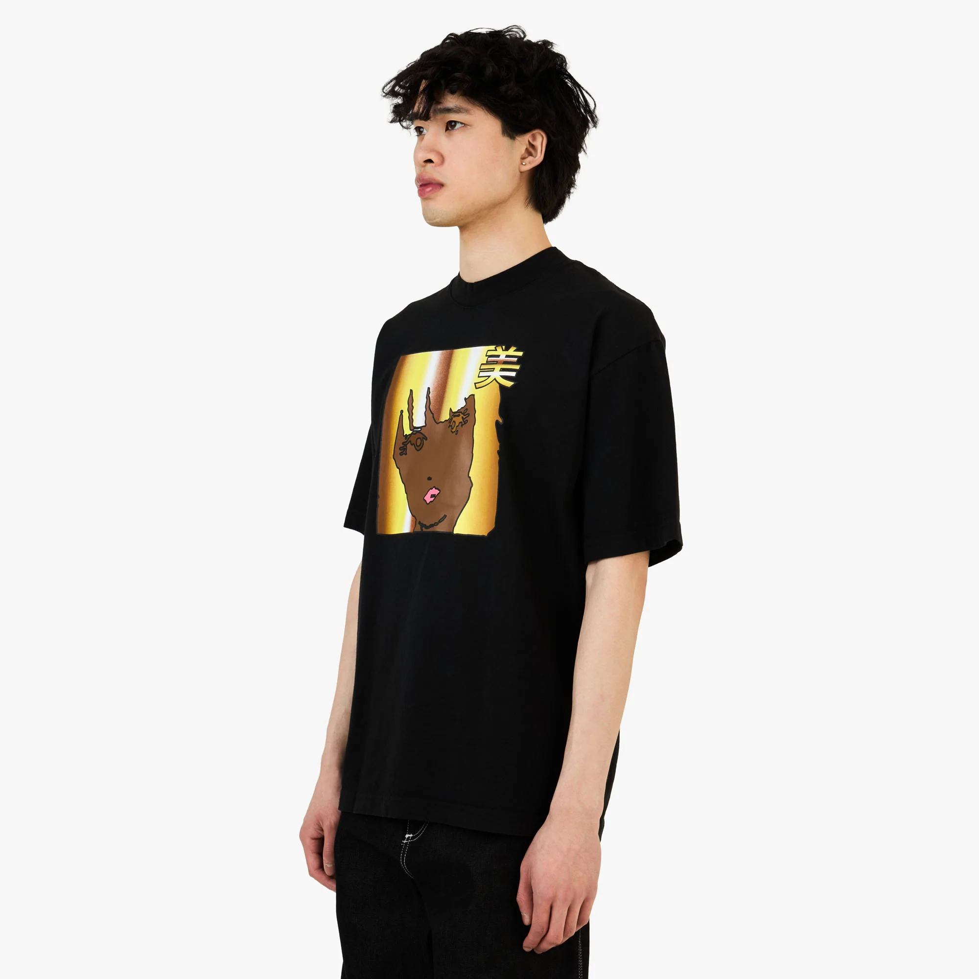 b.Eautiful x Sara Yukiko b.e Girl T-Shirt Black - Image 2