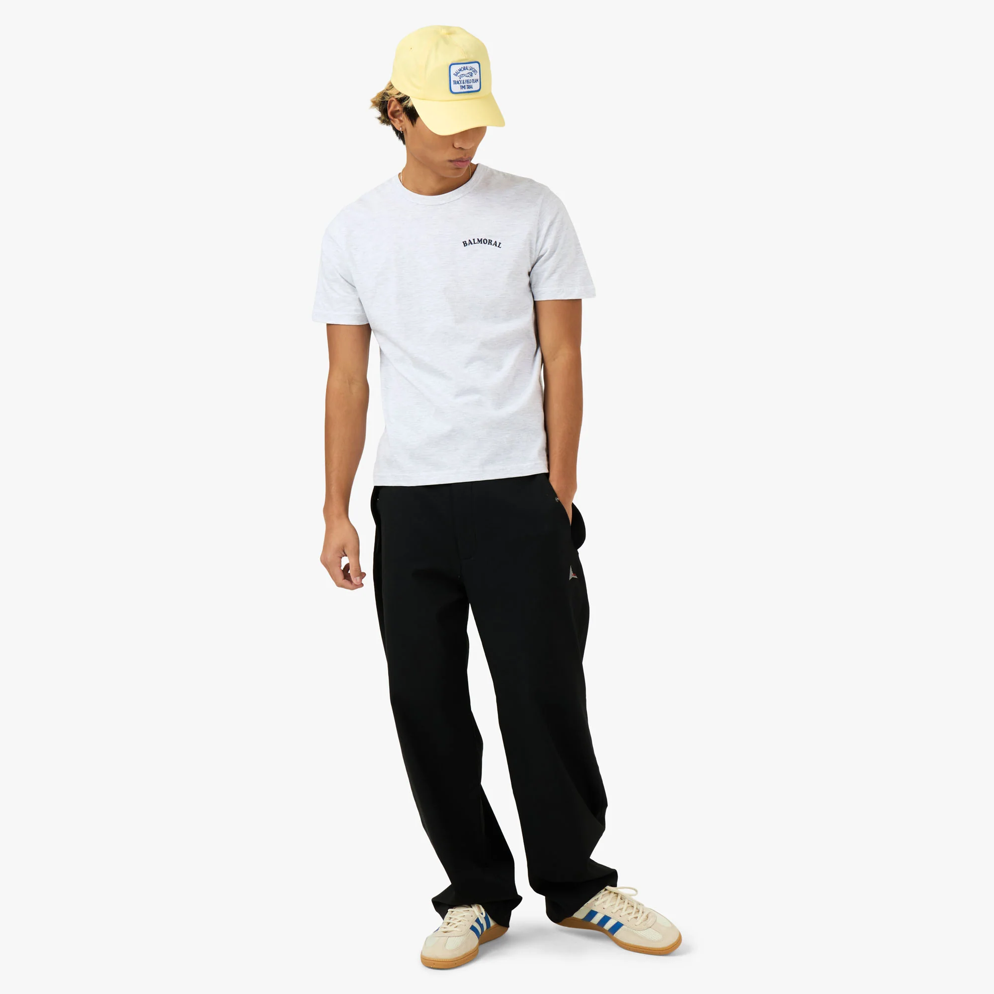 Balmoral Cabin T-Shirt Ash Grey / Navy - Image 6