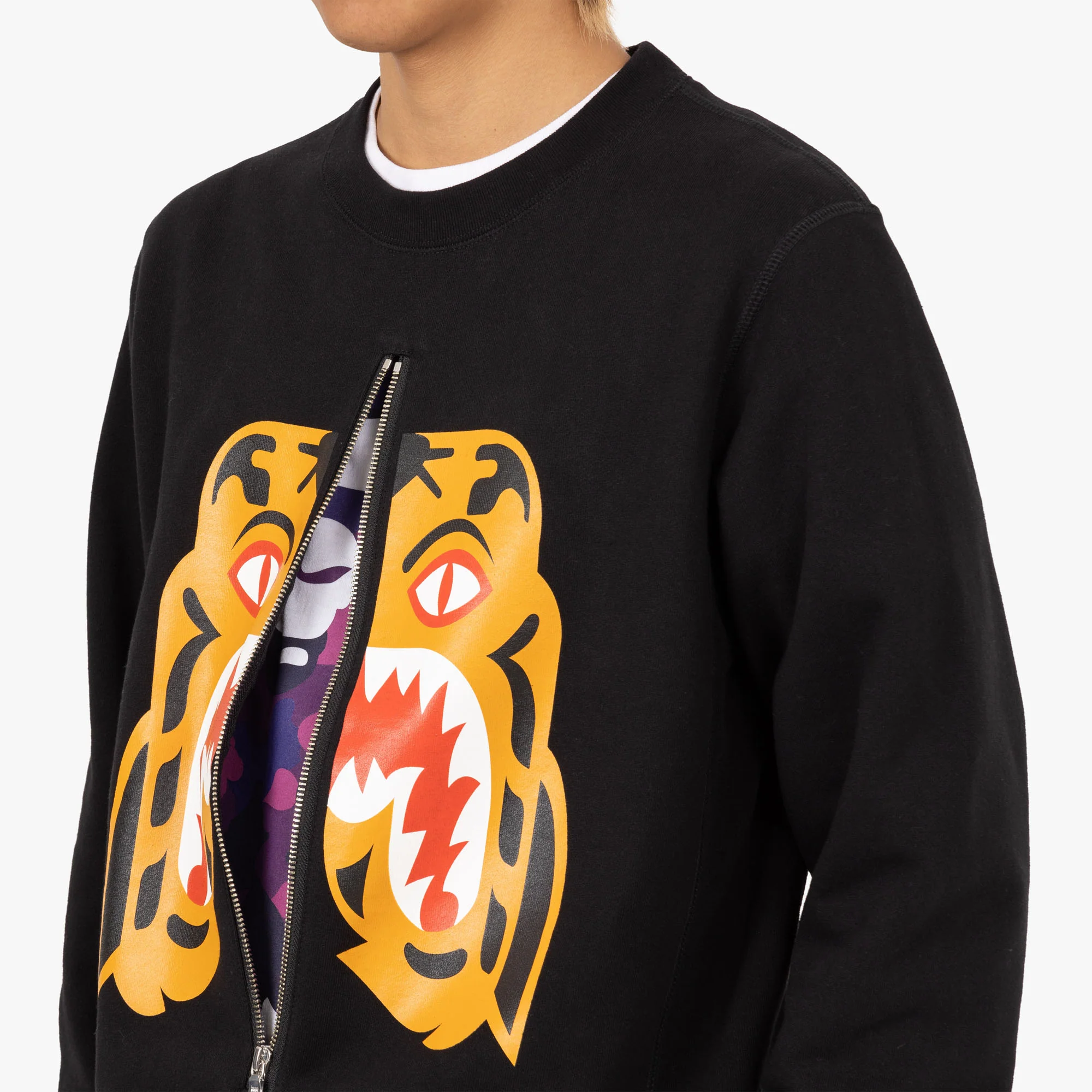 BAPE Tiger Crewneck / Black - Image 4