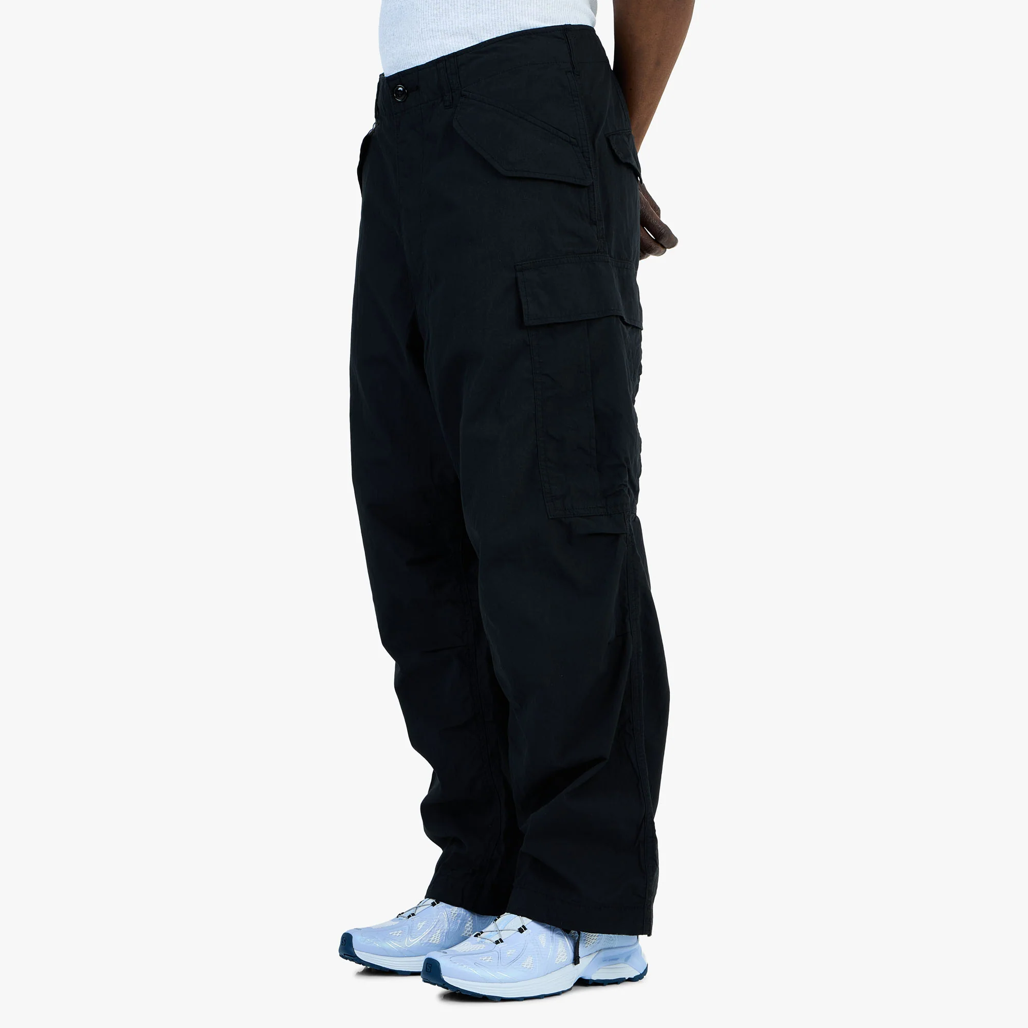 BEAMS Big 6 Pockets Cargo Pants / Black - Image 2