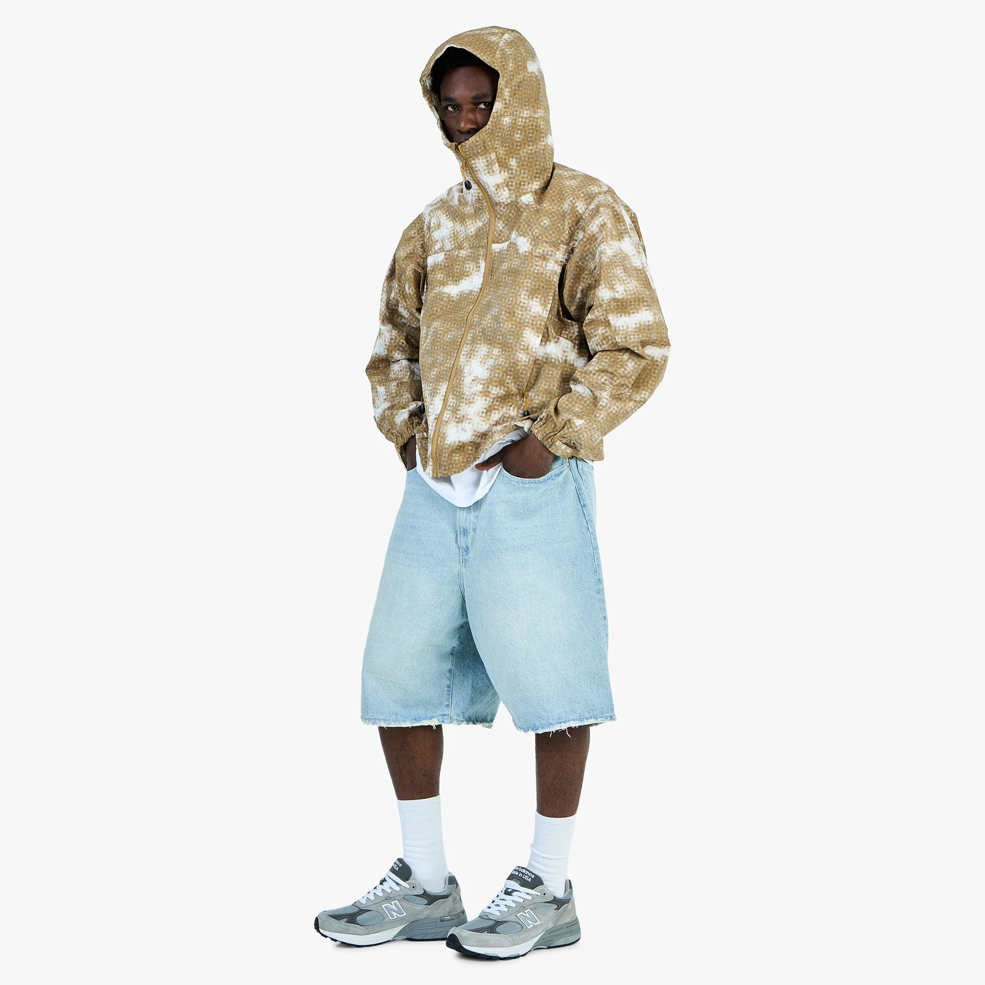 BEAMS Tech Zip Hoodie / Coyote - Image 7