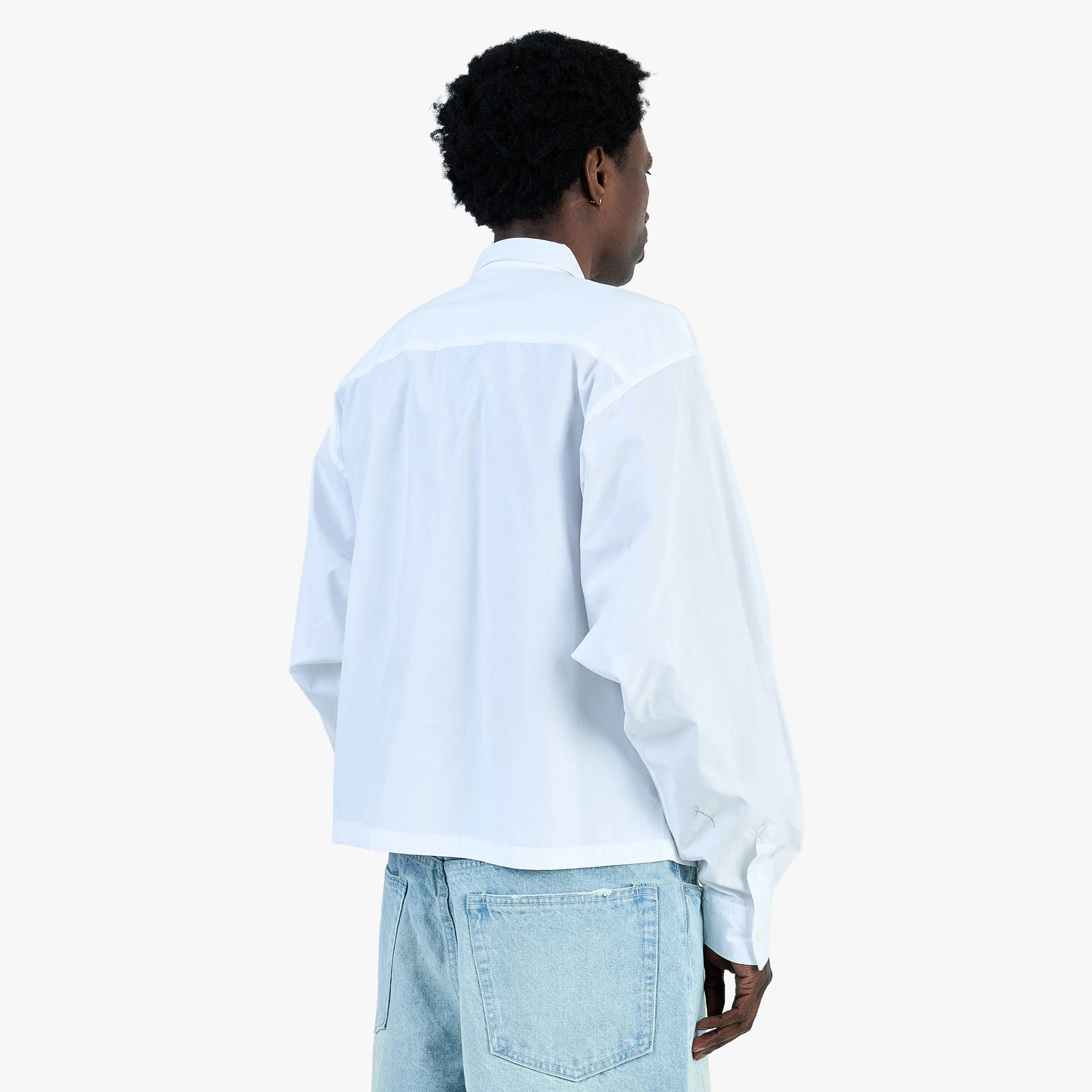 BEAMS Wide Arm Shirt / White - Image 3