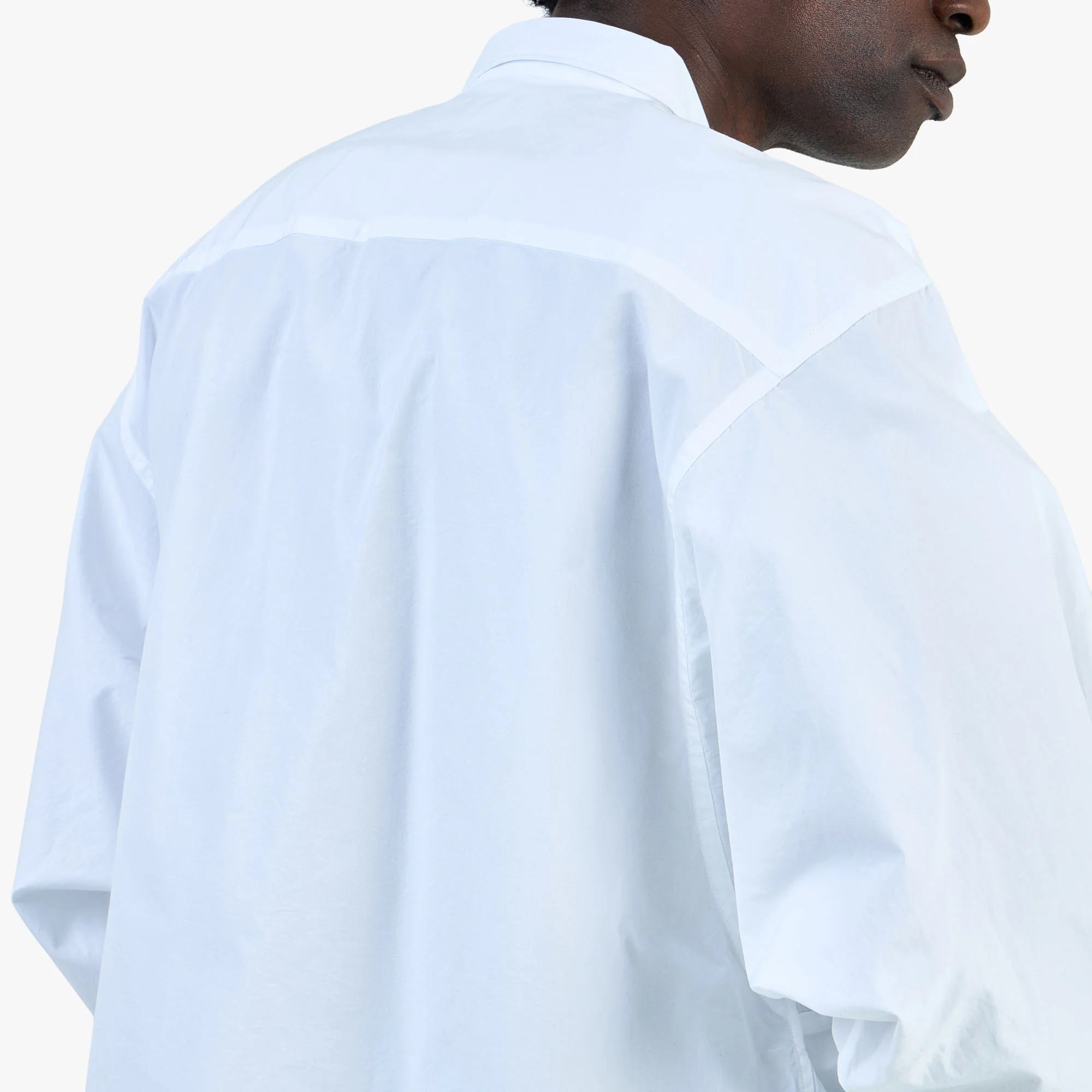 BEAMS Wide Arm Shirt / White - Image 5