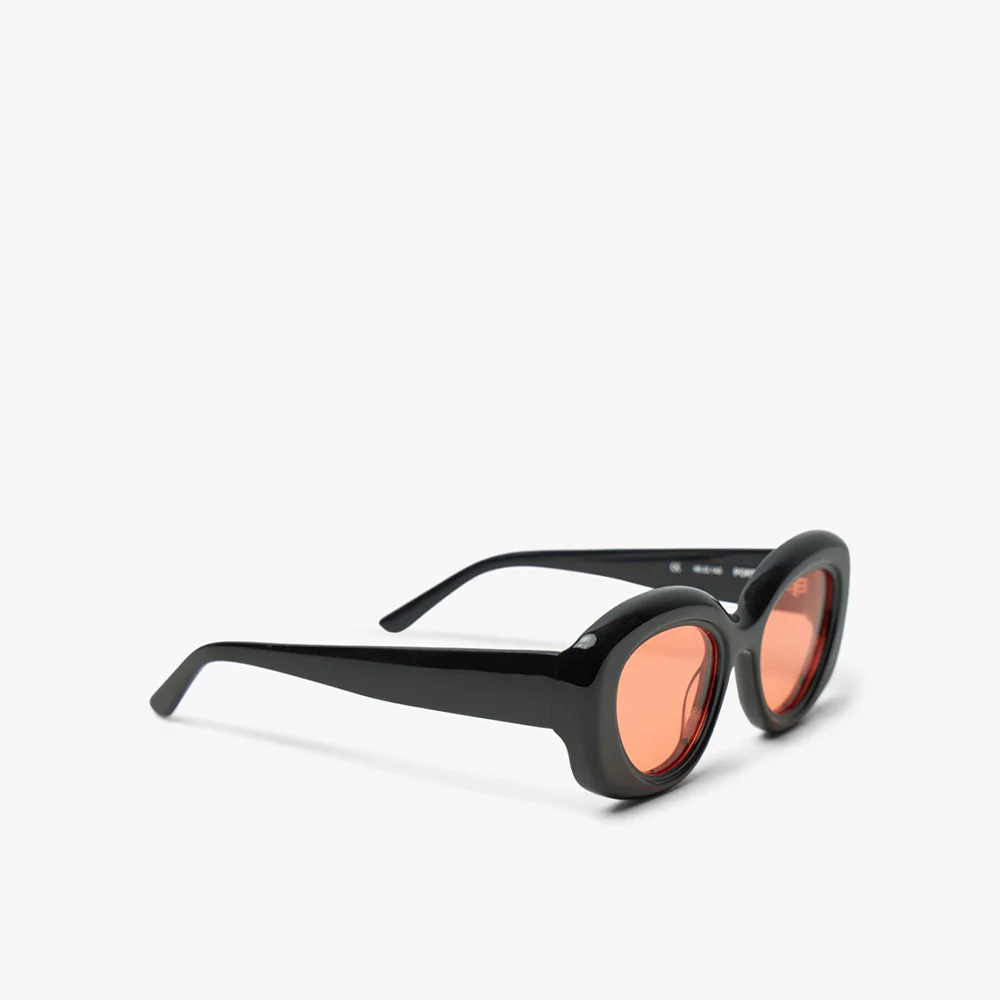 Bonnie Clyde Portal Sunglasses Black / Orange - Image 2