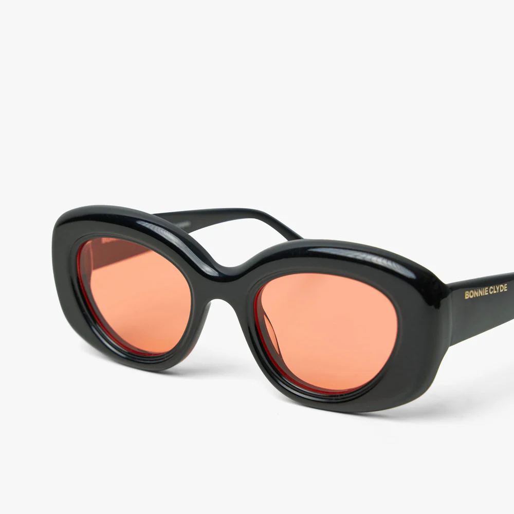 Bonnie Clyde Portal Sunglasses Black / Orange - Image 4