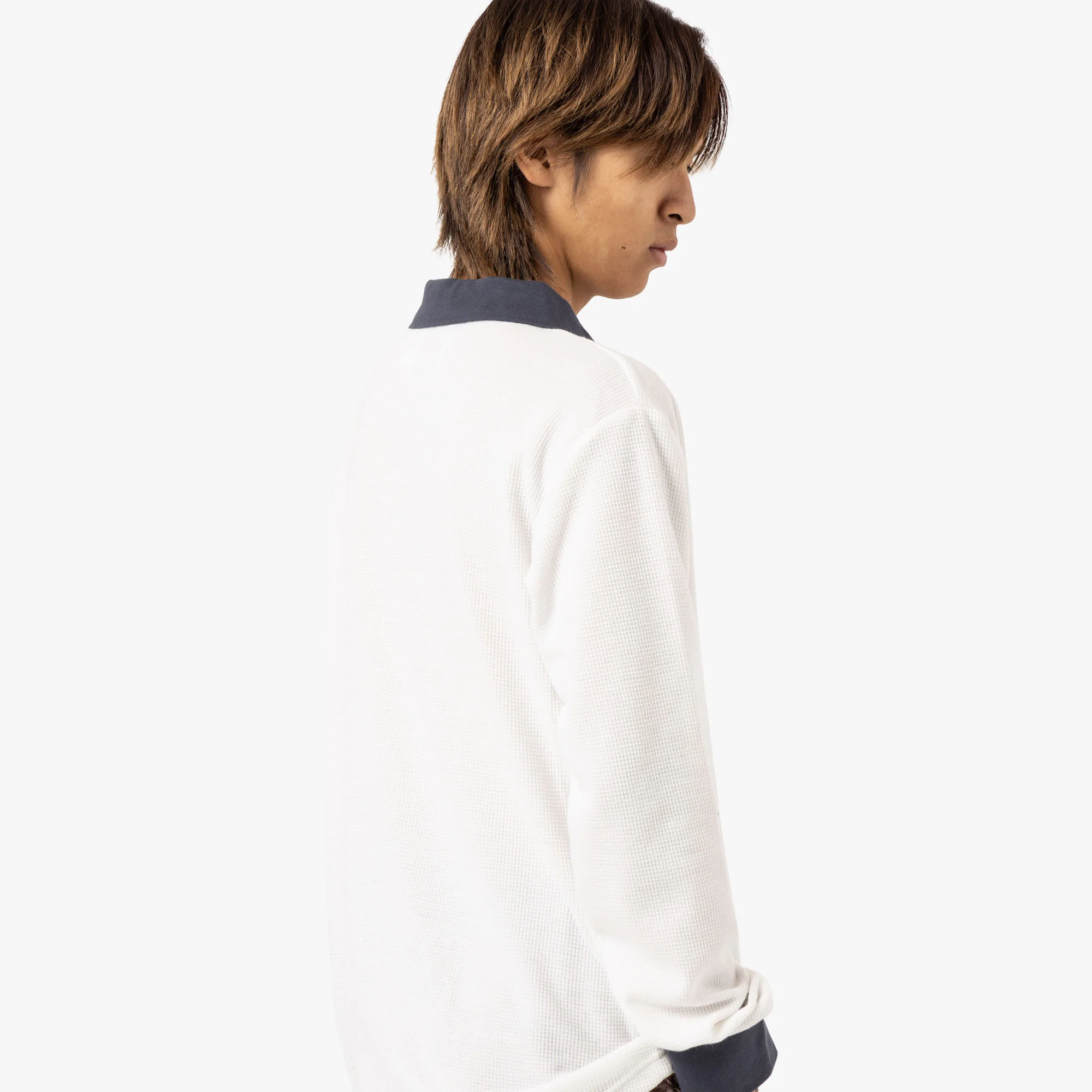 Brother Brother Keepers Thermal Polo White / Grey - Image 5
