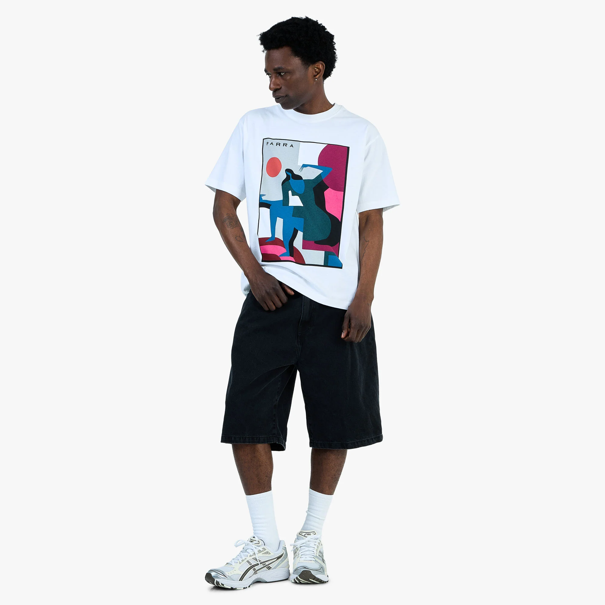 by Parra Ball To The Face T-Shirt / White - Image 6