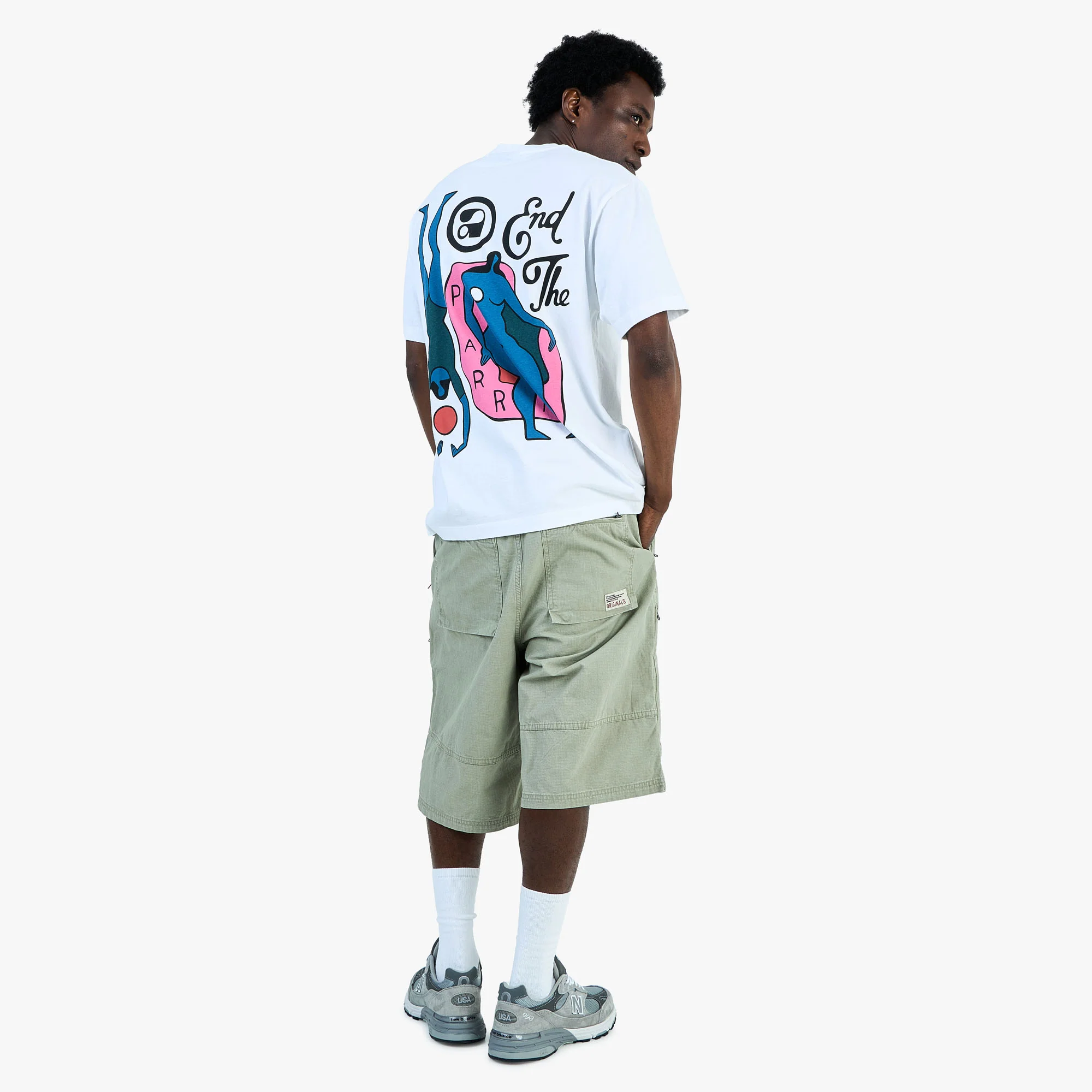 by Parra End The Loungechair T-Shirt / White - Image 7
