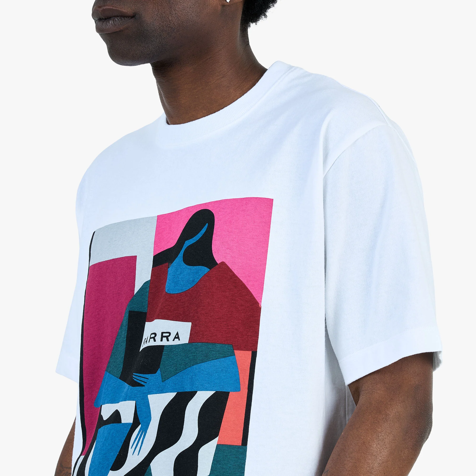 by Parra Reading The Square T-Shirt / White - Image 4