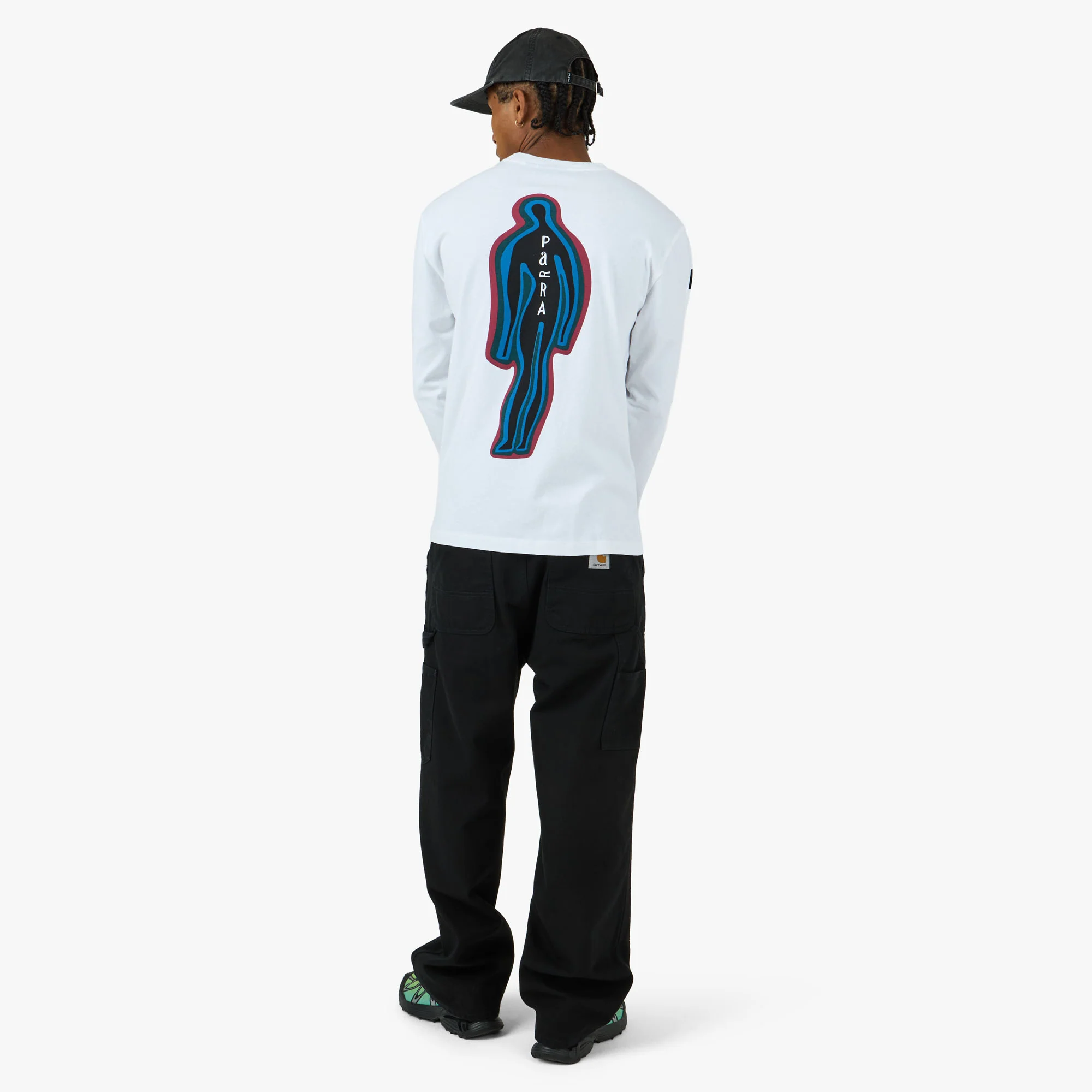 by Parra The Hotel Longsleeve T-Shirt White - Image 7