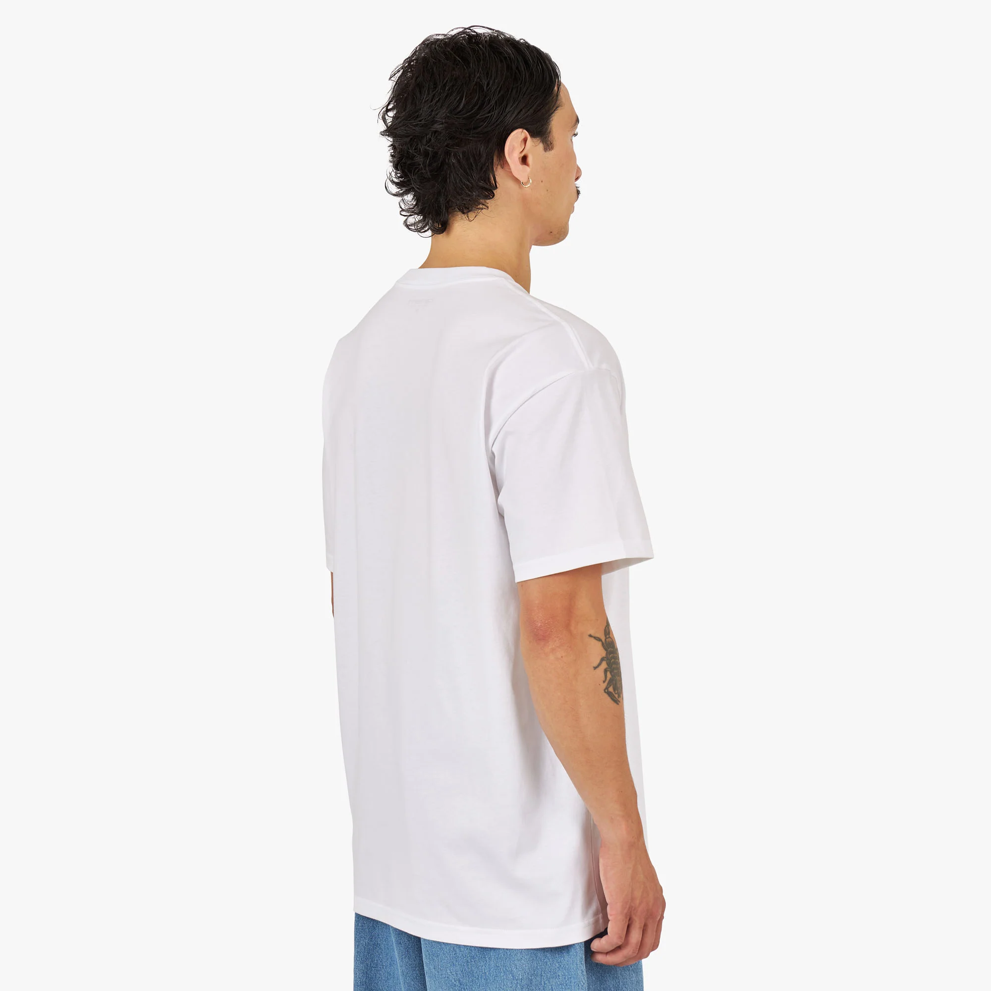 Carhartt WIP Chase T-shirt White / Gold - Image 3