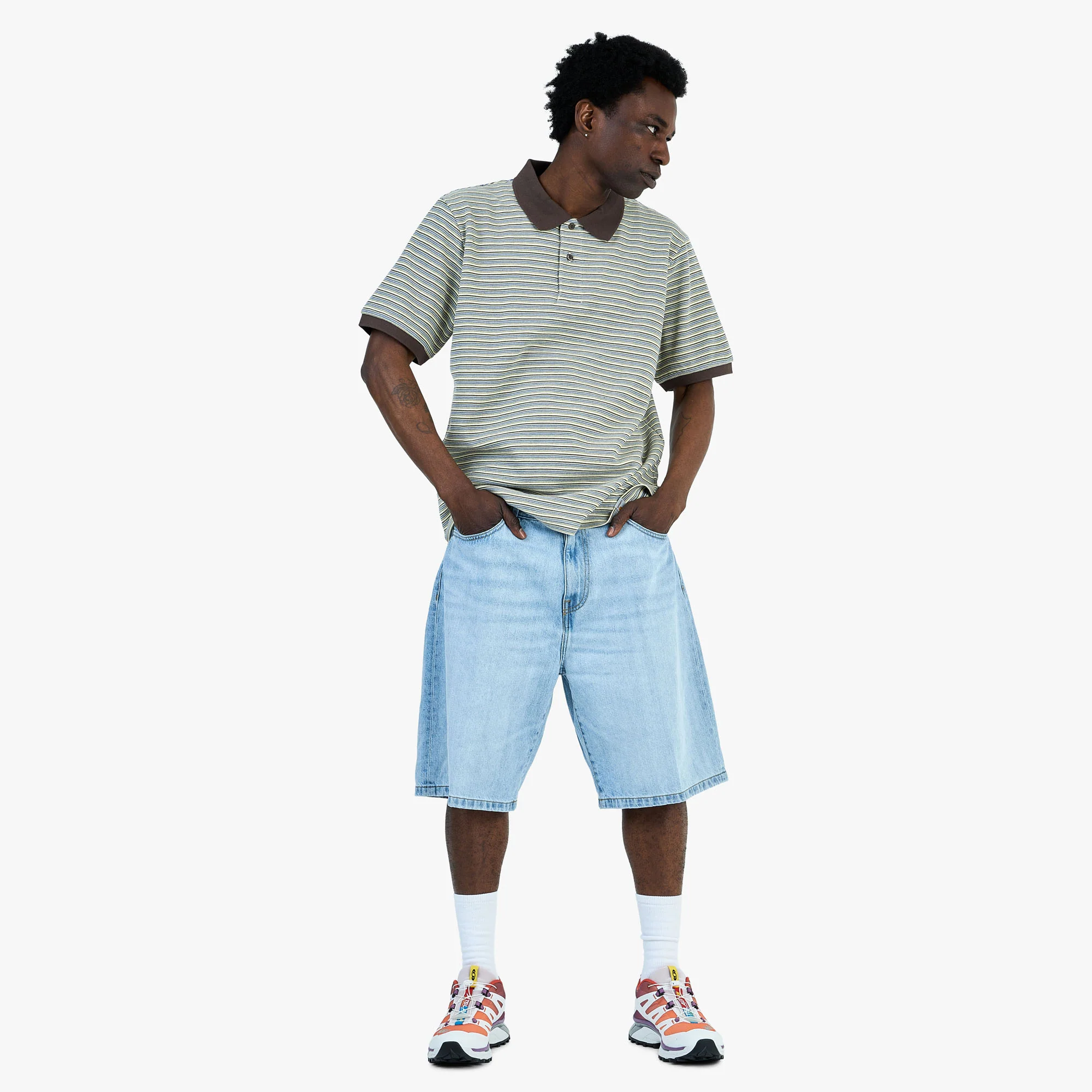 Carhartt WIP Dion Polo Dion Stripe / Wax - Image 6
