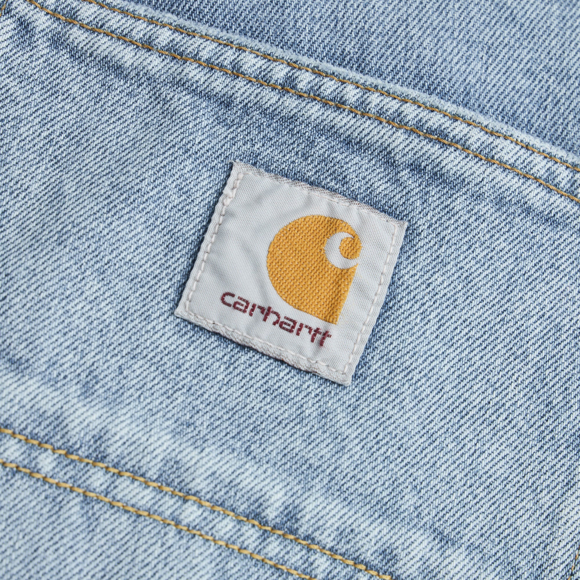 Carhartt WIP Double Knee Pant Blue / Heavy Bleached - Image 10