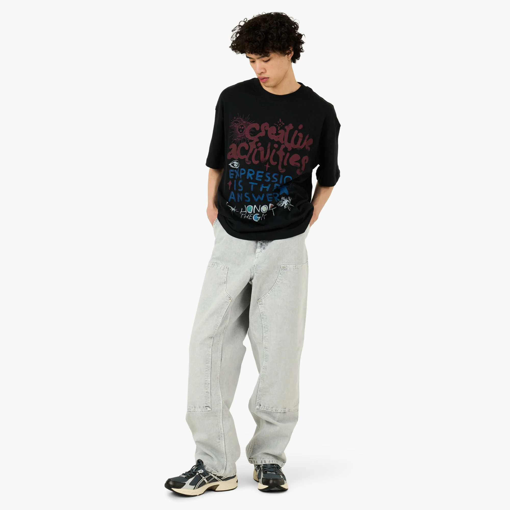 Carhartt WIP Double Knee Pant / Chalk Wash - Image 6
