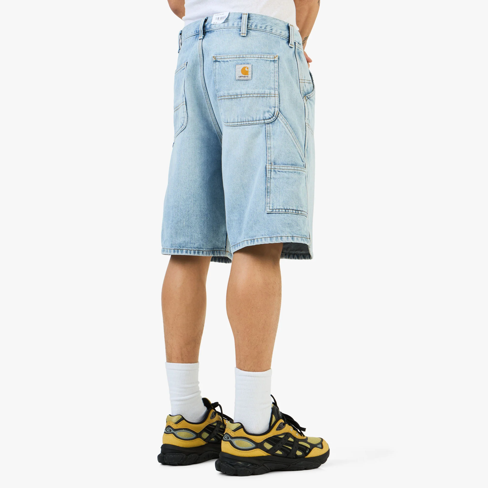 Carhartt WIP Double Knee Short Blue / Stone Washed - Image 2