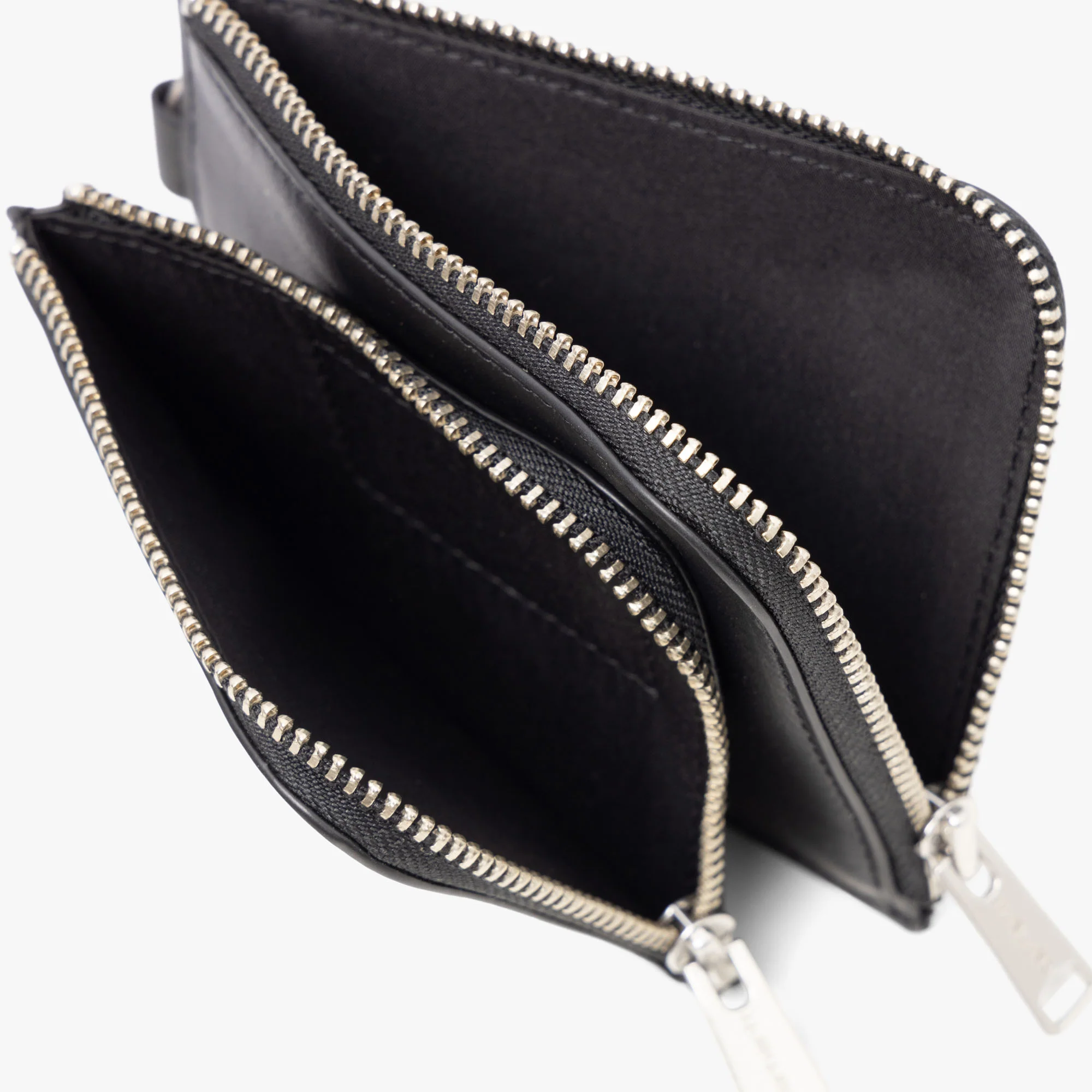 Carhartt WIP Double Vegas Zip Wallet Black / Silver - Image 3