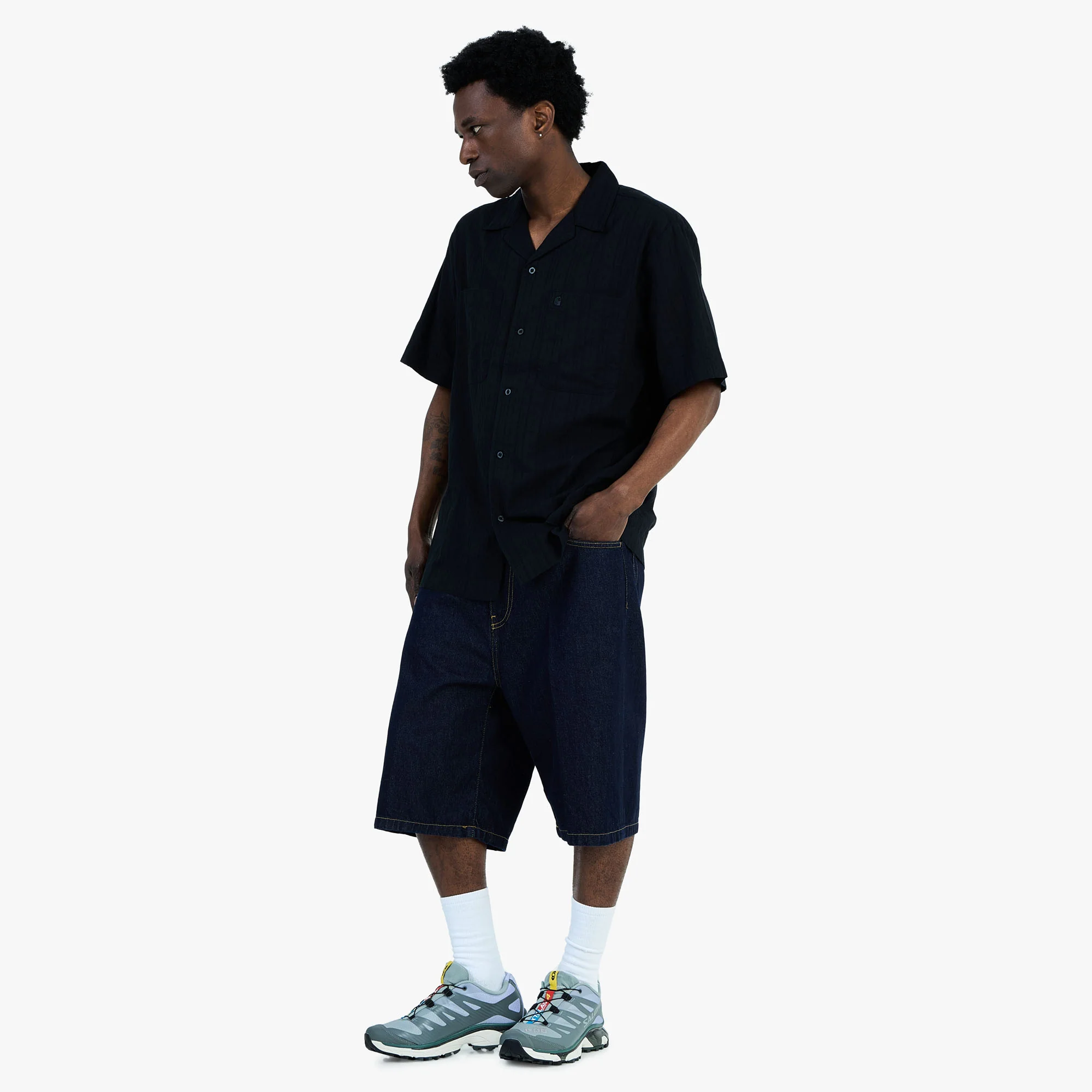 Carhartt WIP Gareth Shirt / Black - Image 6