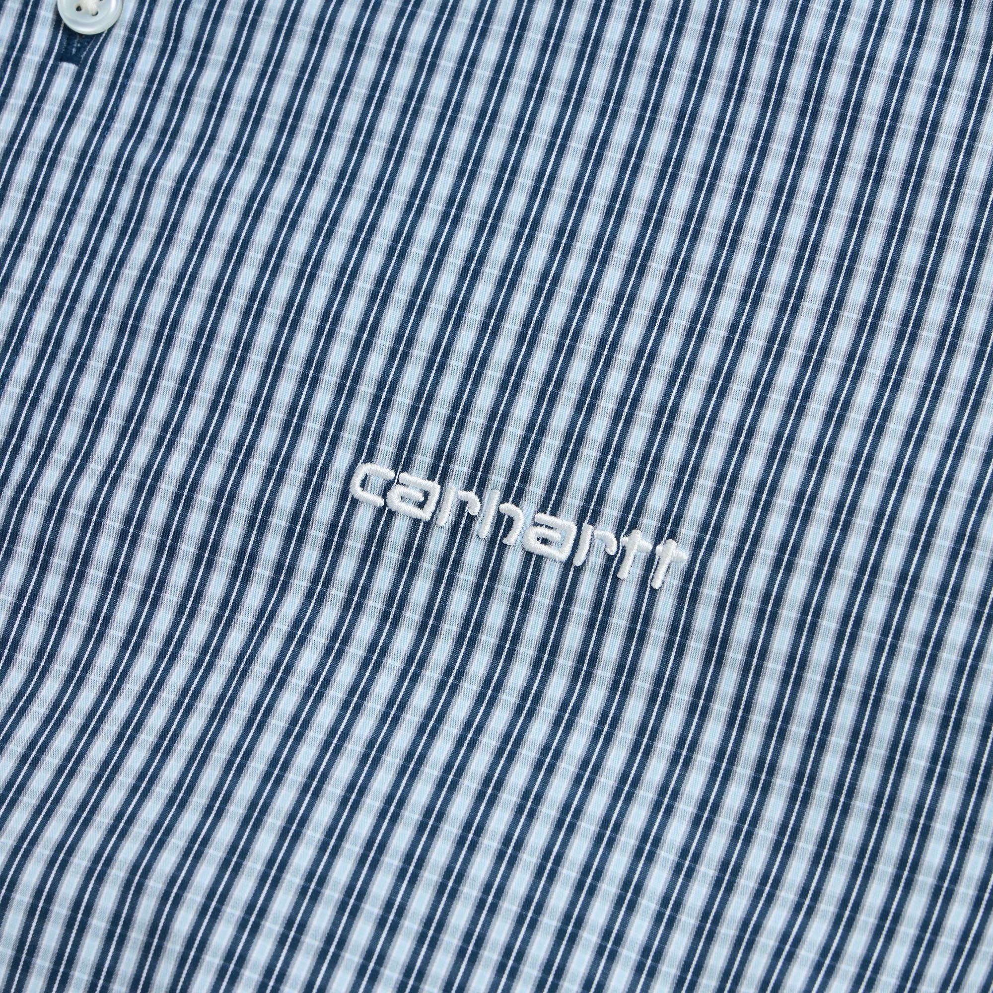Carhartt WIP Short Sleeve Groff Shirt Groff Check / Blue River - Image 10