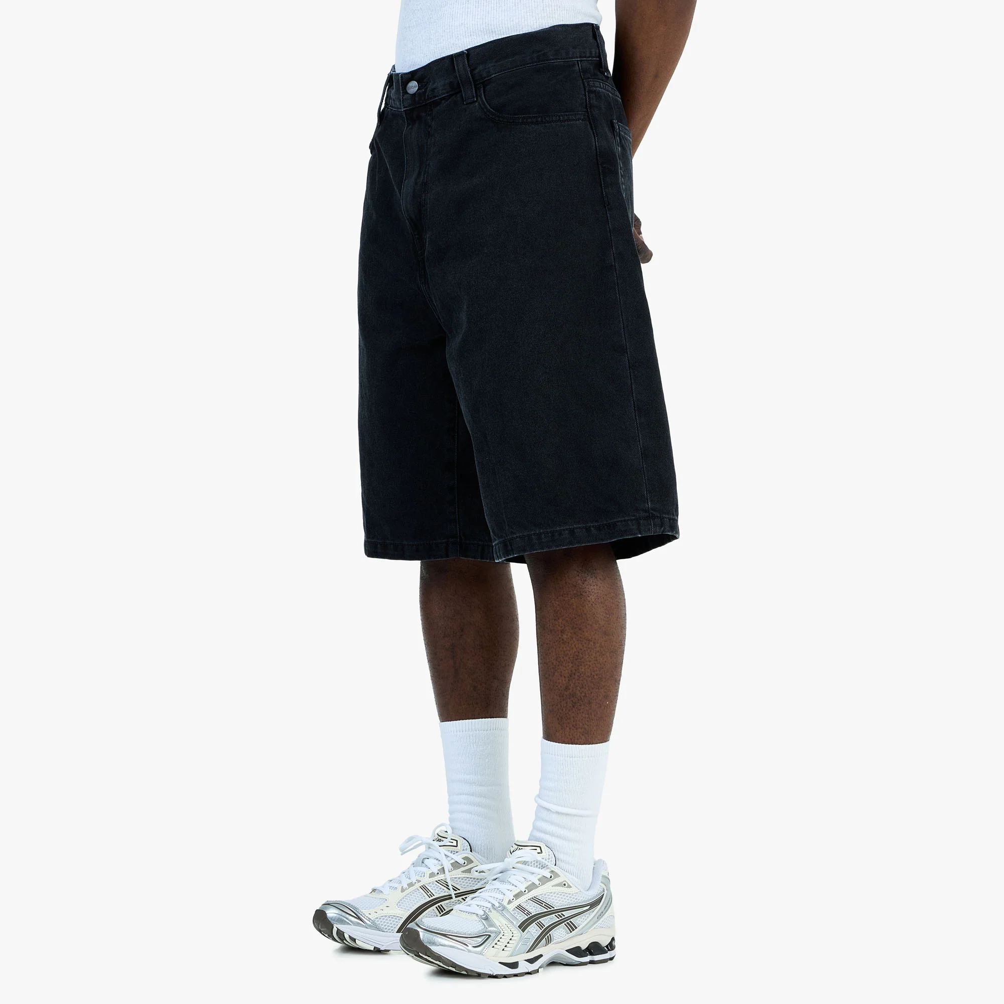 Carhartt WIP Landon Short Black/Stone Washed - Image 2