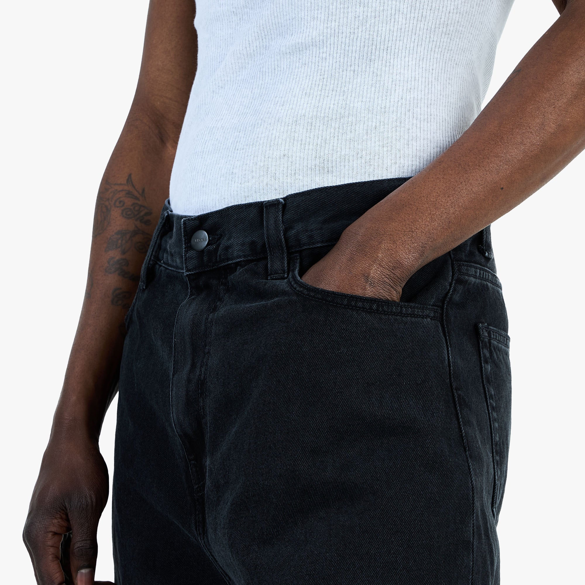 Carhartt WIP Landon Short Black/Stone Washed - Image 4