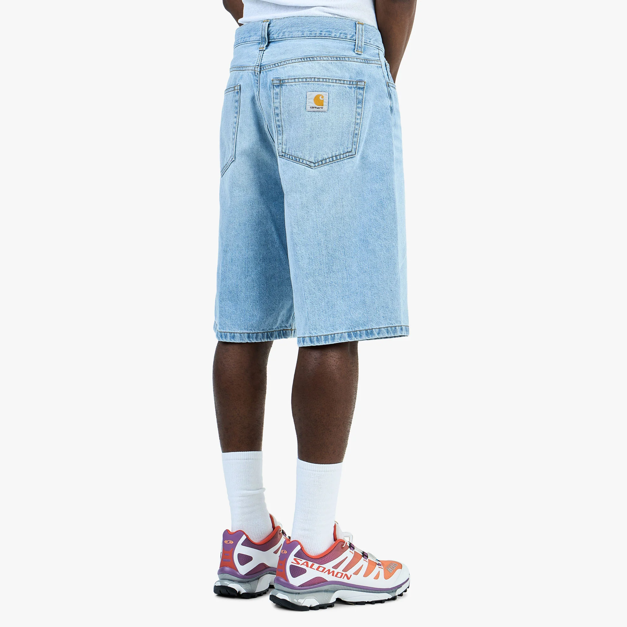 Carhartt WIP Landon Short Blue / Heavy Worn Bleached - Image 3