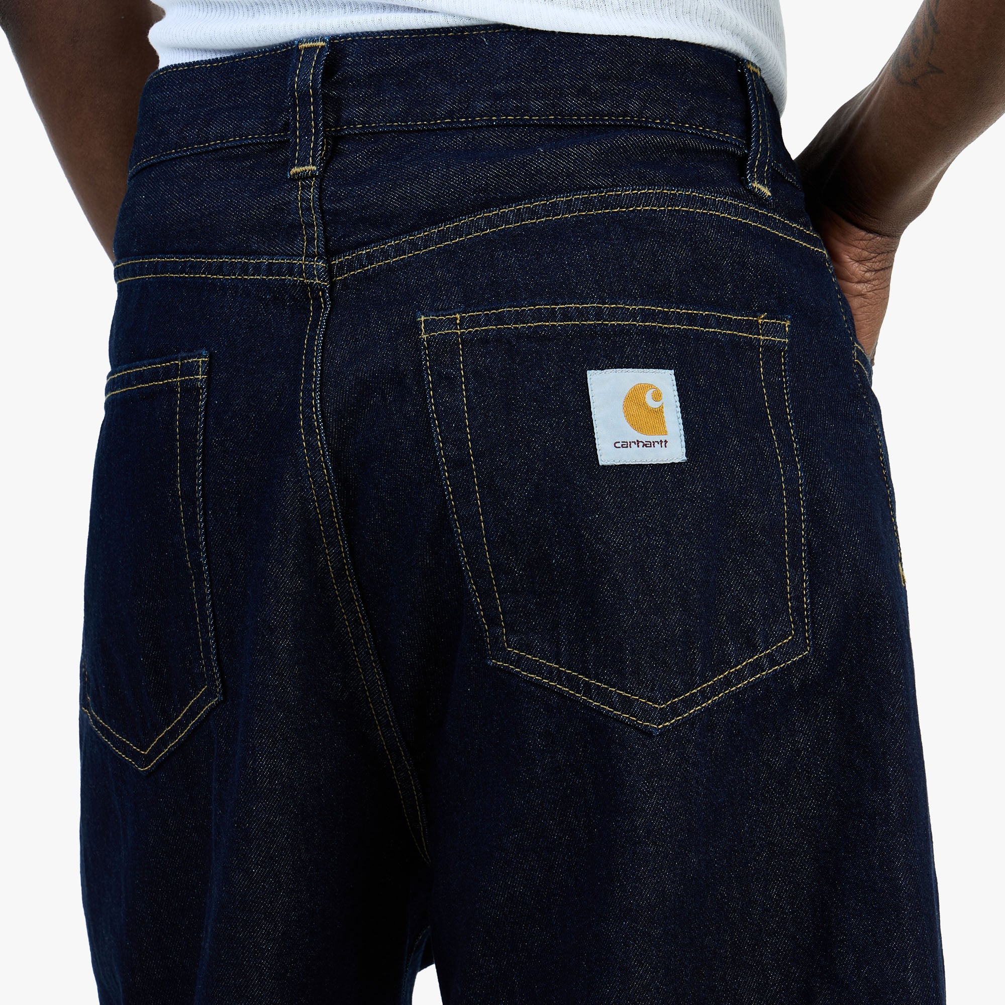 Carhartt WIP Landon Short Blue / Rinsed - Image 5