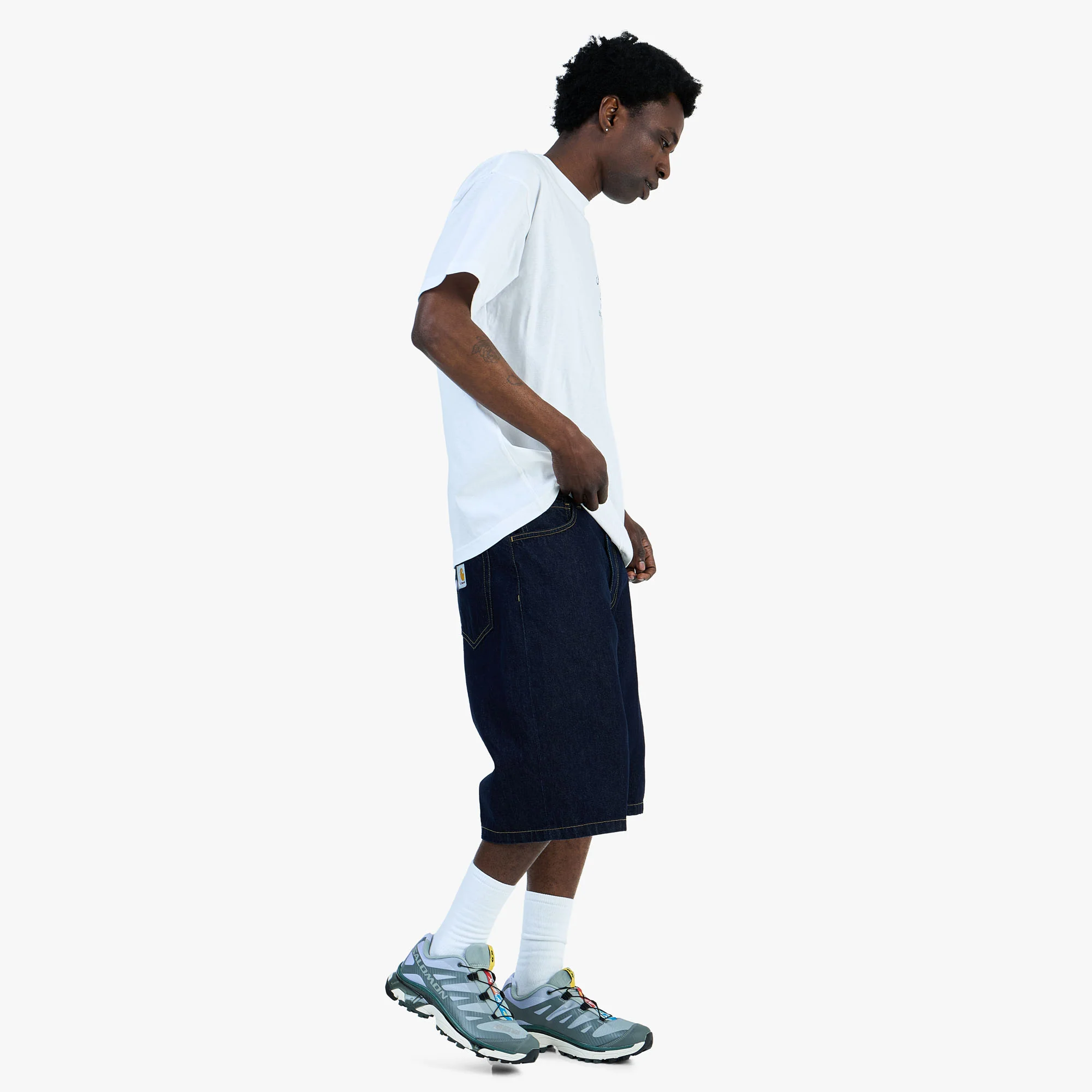 Carhartt WIP Landon Short Blue / Rinsed - Image 7