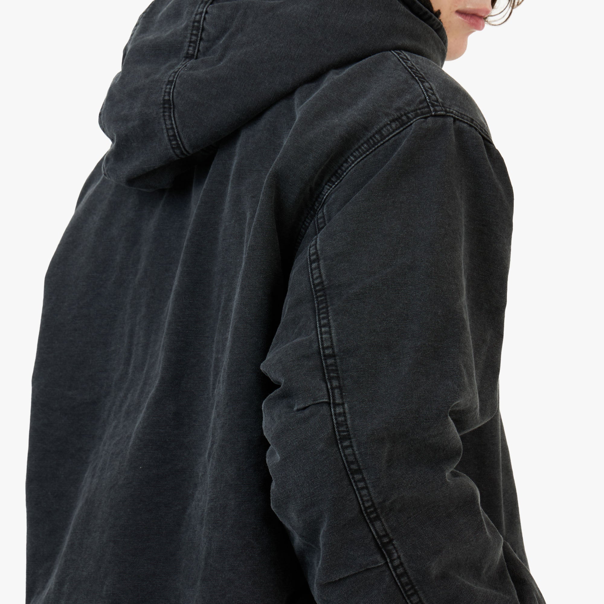Carhartt Wip Mitch Jacket Black / Dusky Canvas - Image 5
