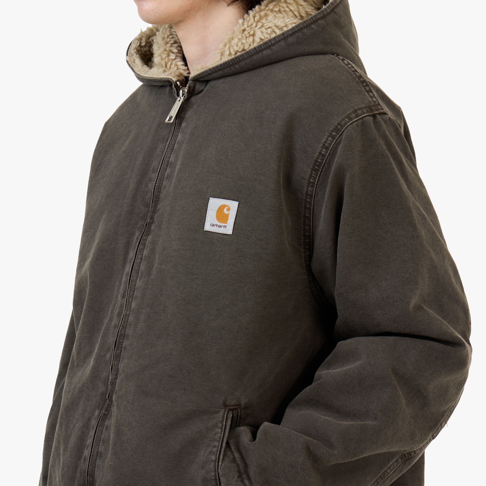 Carhartt WIP Mitch Jacket Brass / Dusky Canvas - Image 4