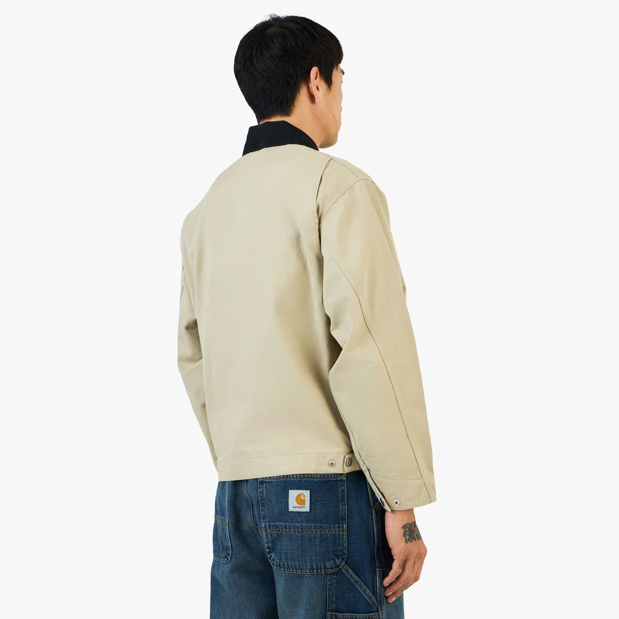 Carhartt WIP OG Detroit Jacket Barchan / Black - Image 3