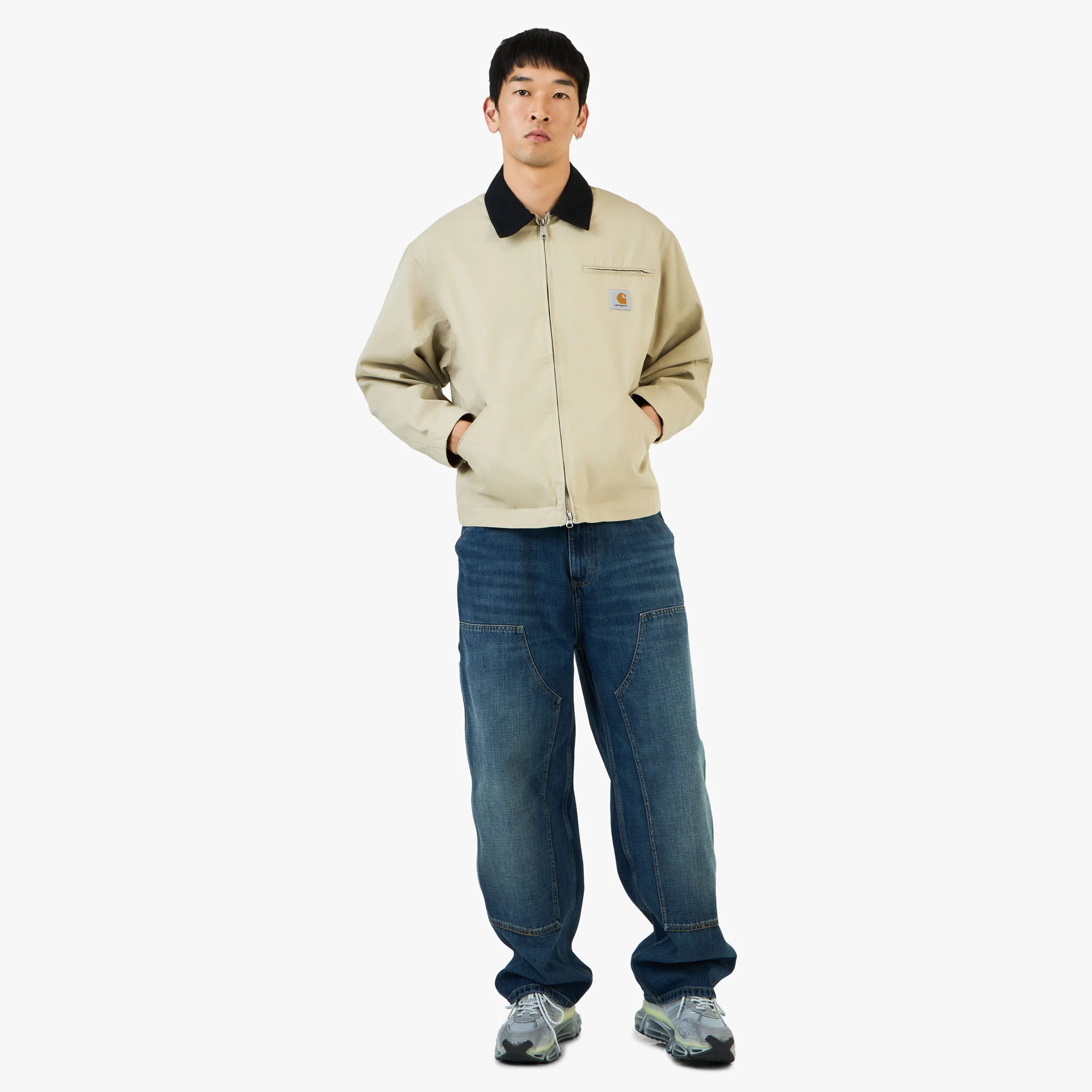 Carhartt WIP OG Detroit Jacket Barchan / Black - Image 7