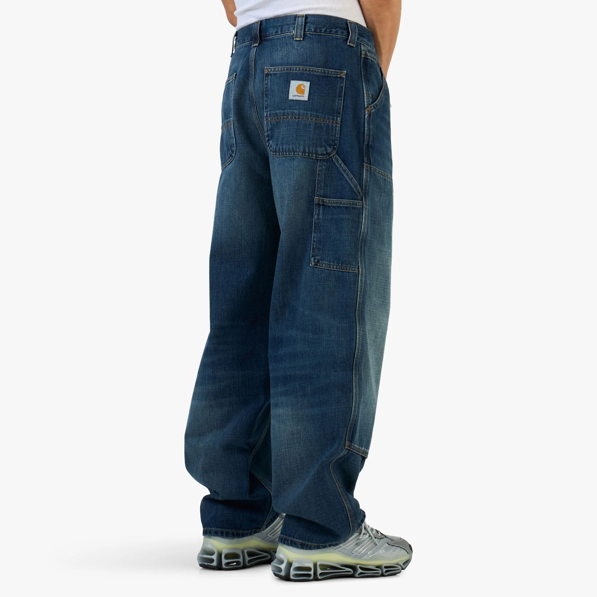 Carhartt WIP OG Double Knee Pant Blue/Dark Used Wash - Image 3