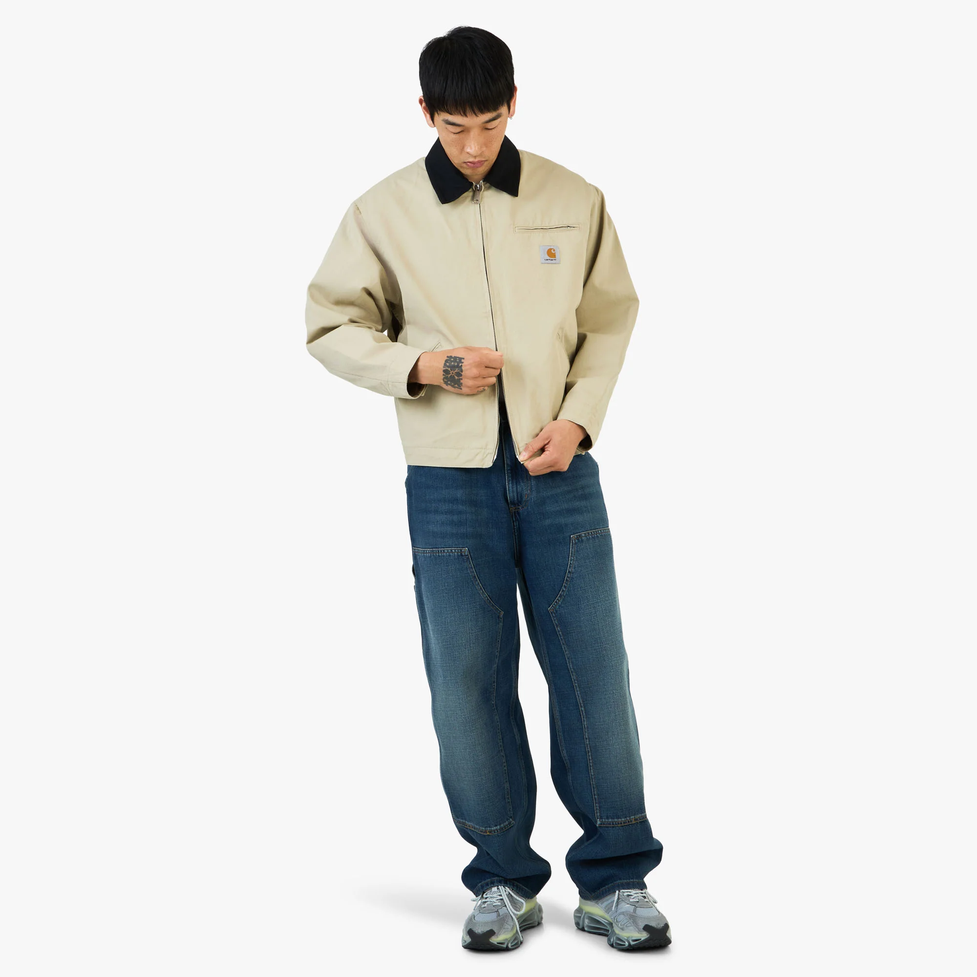 Carhartt WIP OG Double Knee Pant Blue/Dark Used Wash - Image 6