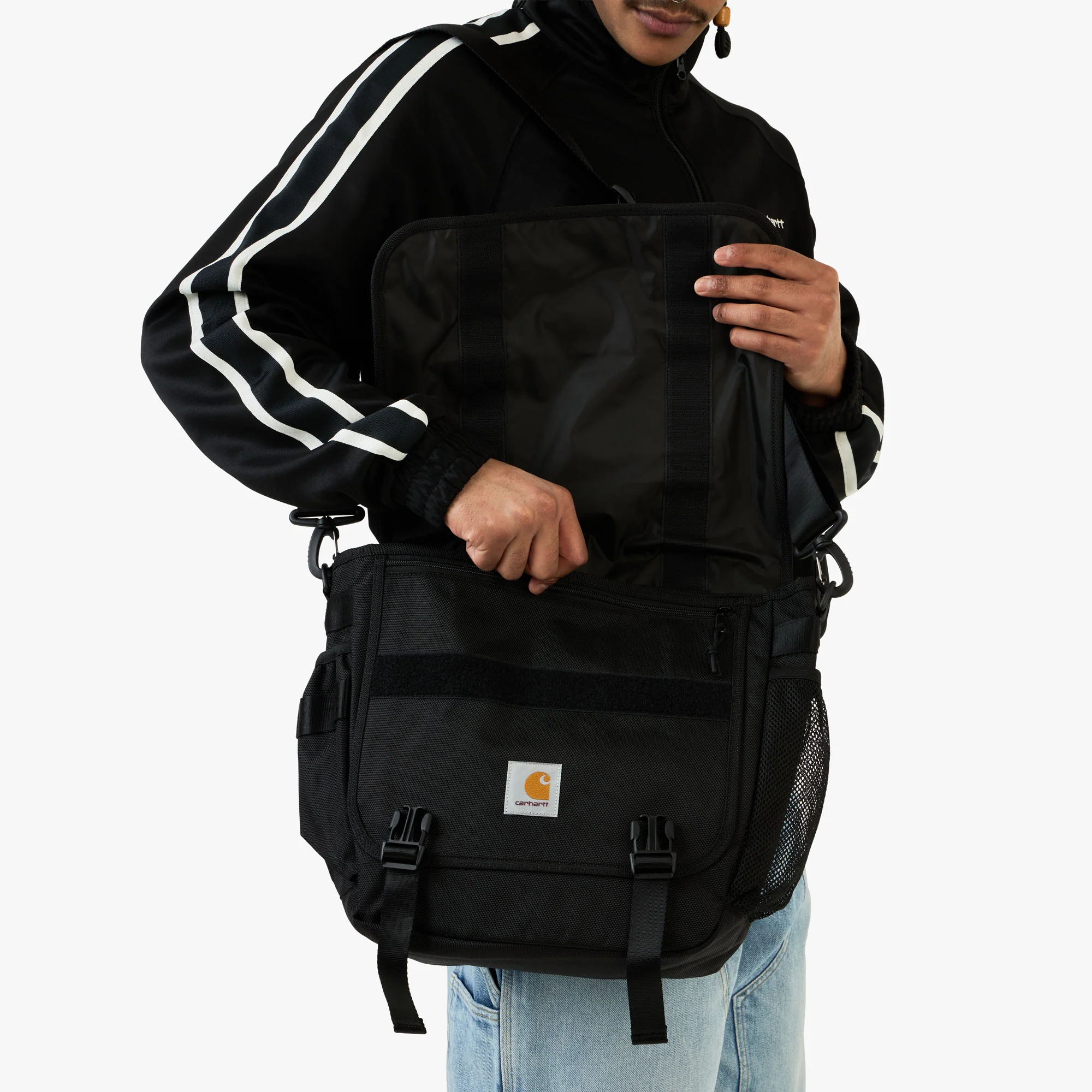 Carhartt WIP Prescott Shoulder Bag / Black - Image 6