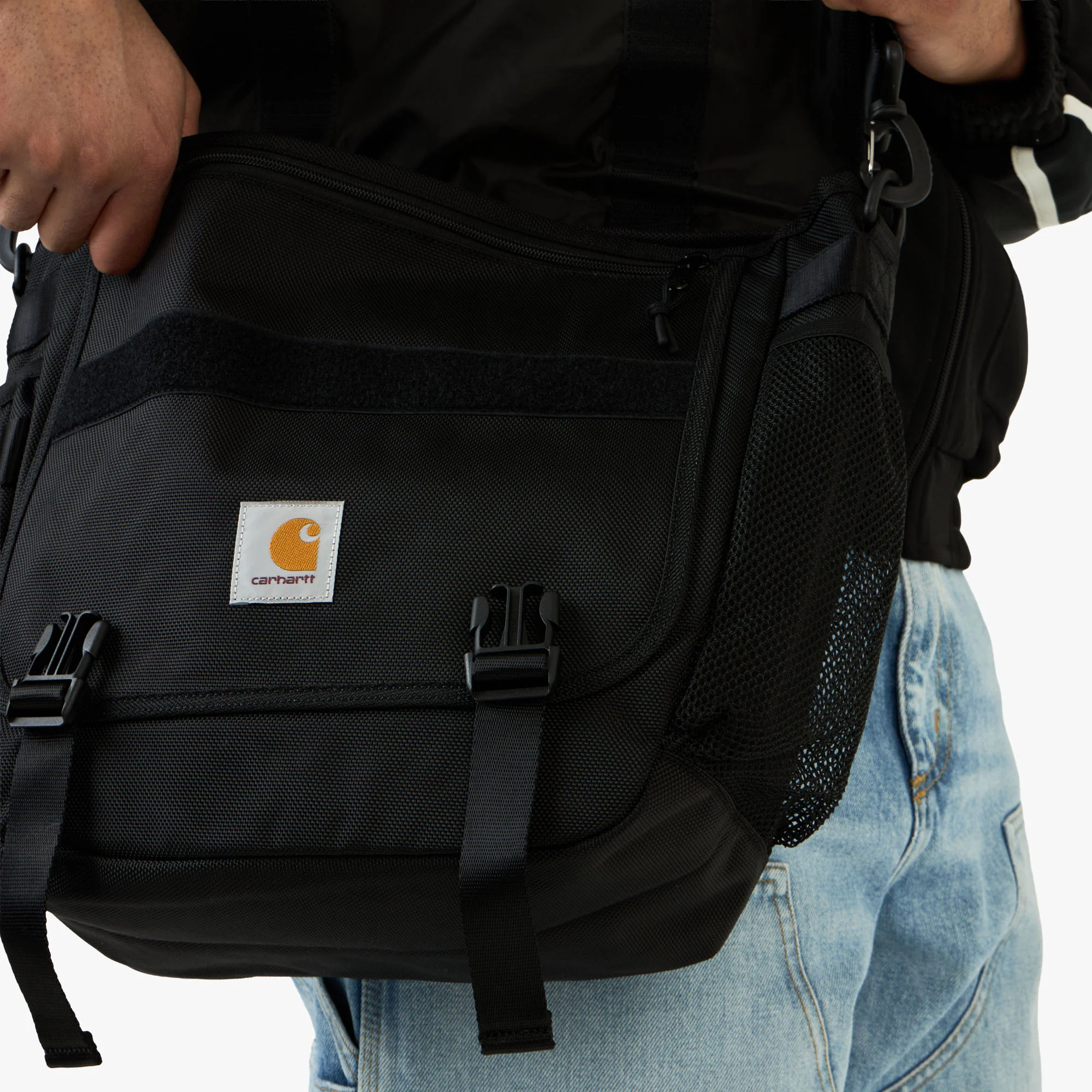 Carhartt WIP Prescott Shoulder Bag / Black - Image 7