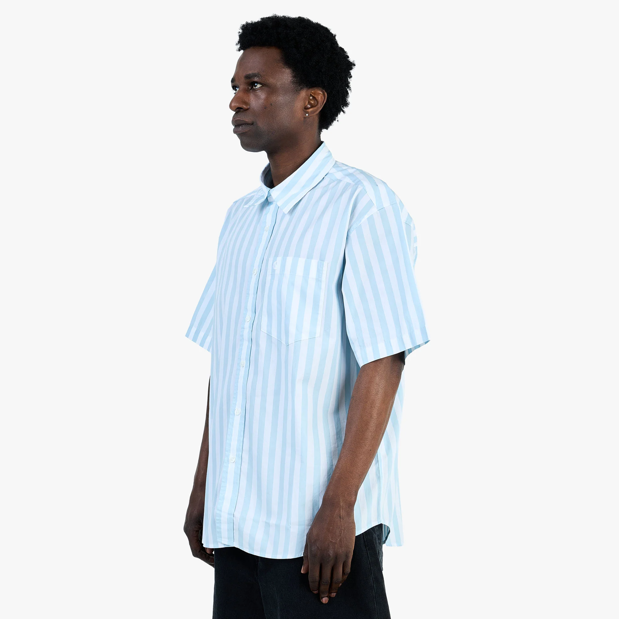 Carhartt WIP Royce Shirt Royce Stripe / Icaria - White - Image 2
