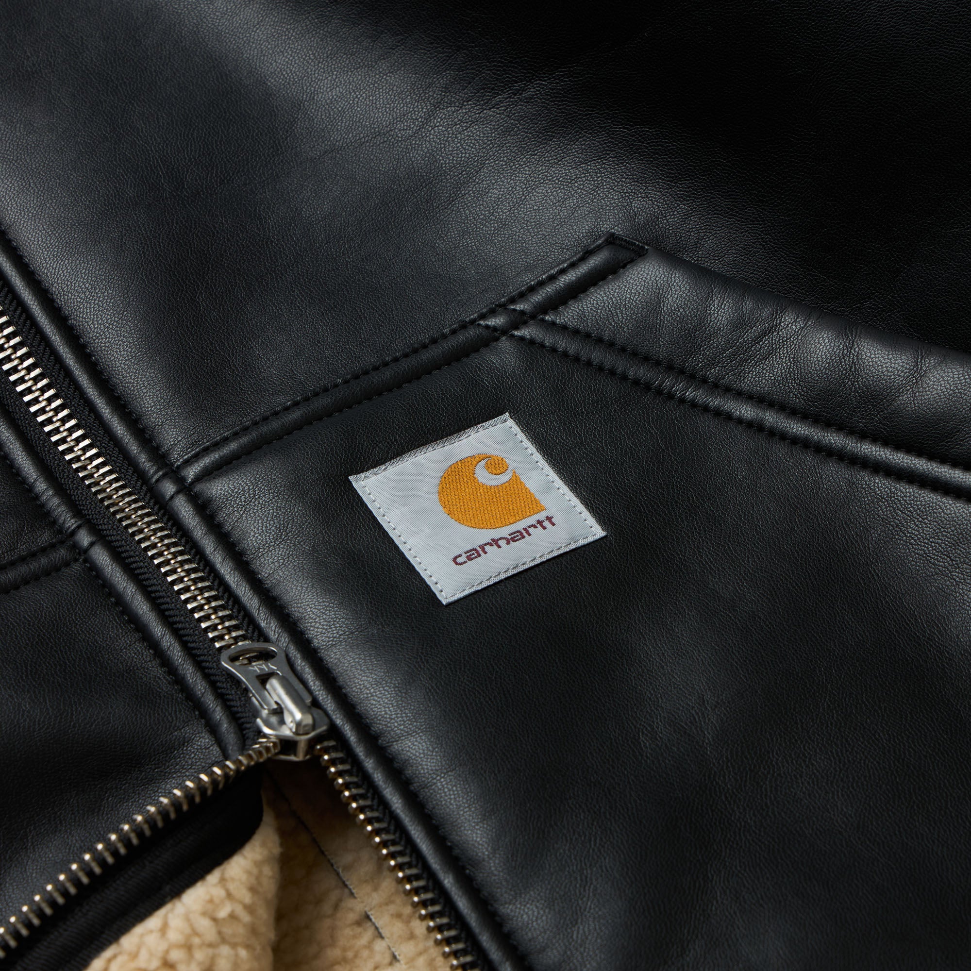 Carhartt Wip Shepton Jacket Black/Natural - Image 9