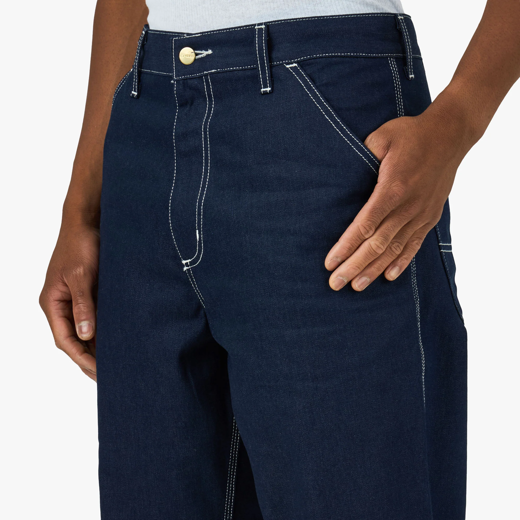 Carhartt WIP Simple Norco Denim Pants Blue Rigid - Image 4