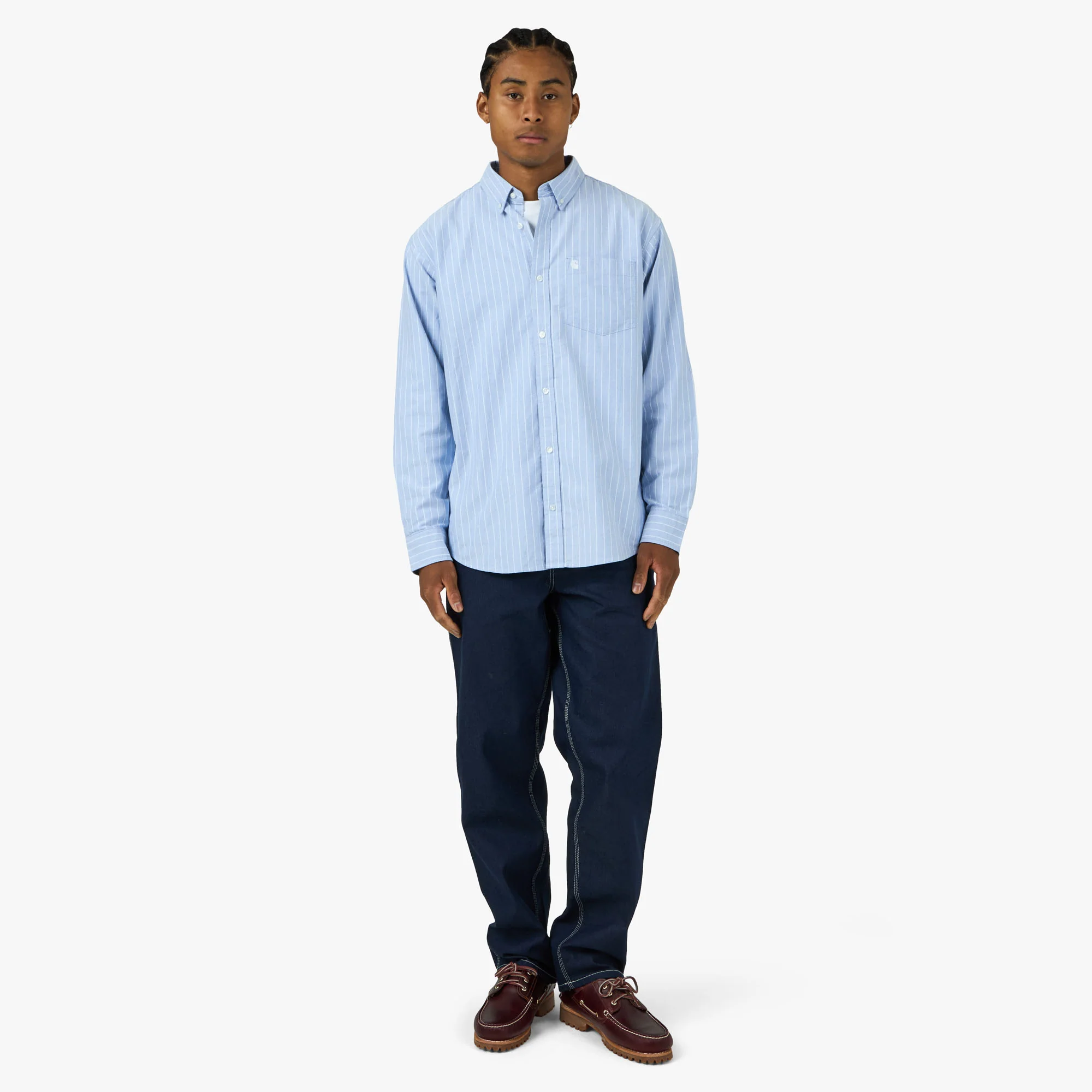 Carhartt WIP Simple Norco Denim Pants Blue Rigid - Image 6