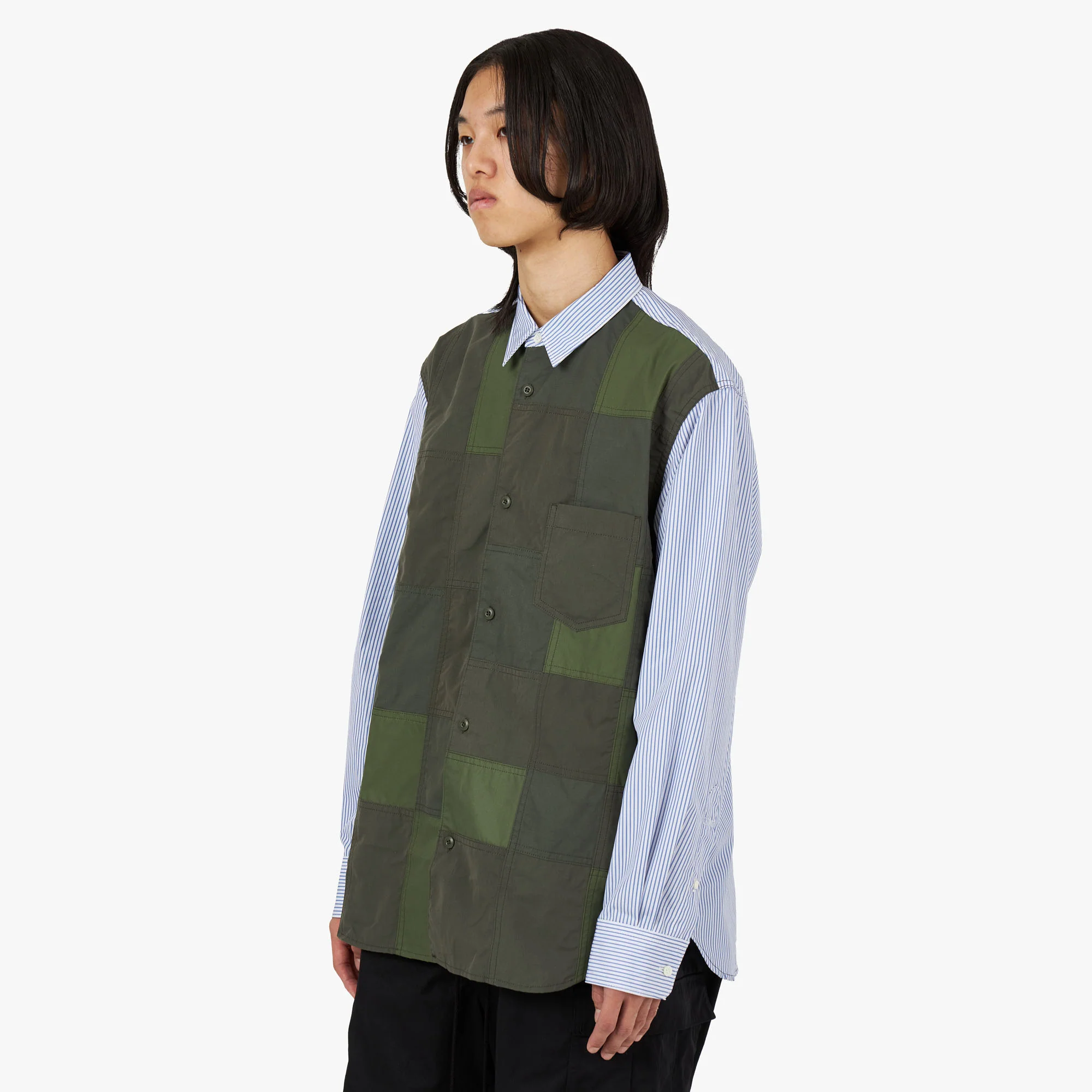 COMME des GARÇONS HOMME Multi Fabric Shirt / Mix - Image 2
