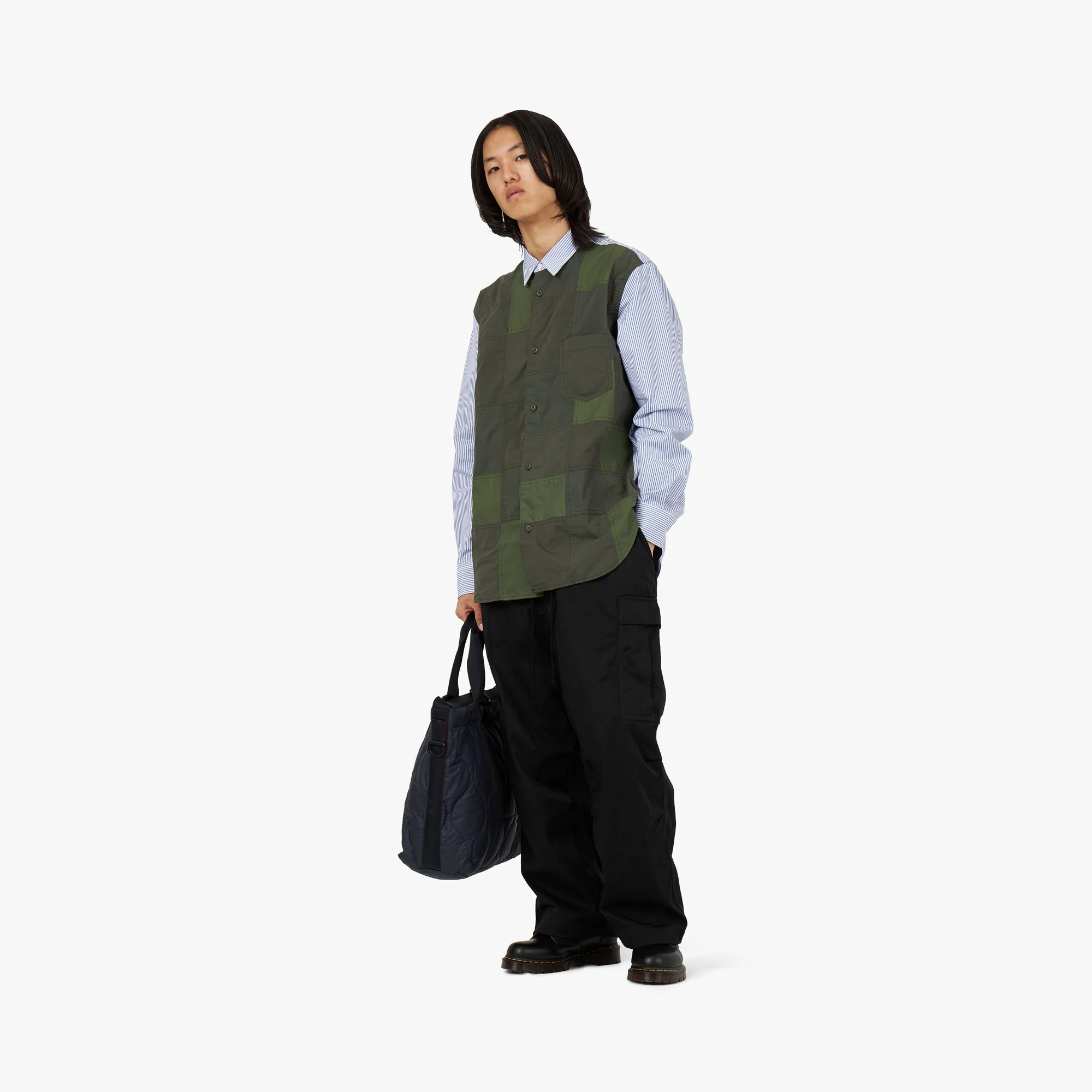 COMME des GARÇONS HOMME Multi Fabric Shirt / Mix - Image 7