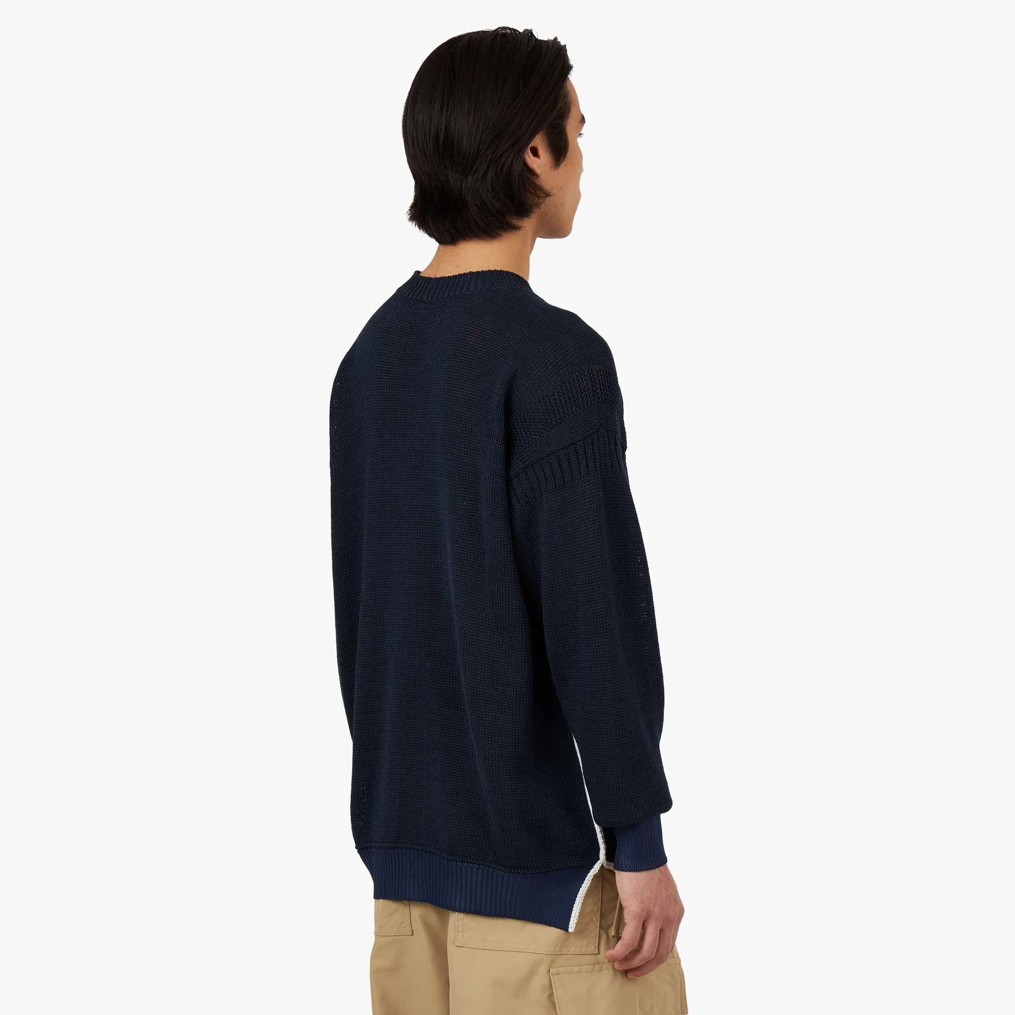 COMME des GARÇONS Homme Gima Jersey / Navy - Image 3