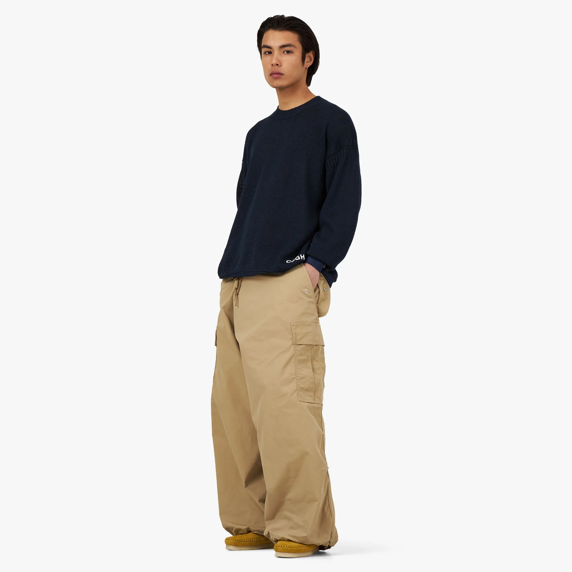 COMME des GARÇONS Homme Gima Jersey / Navy - Image 6