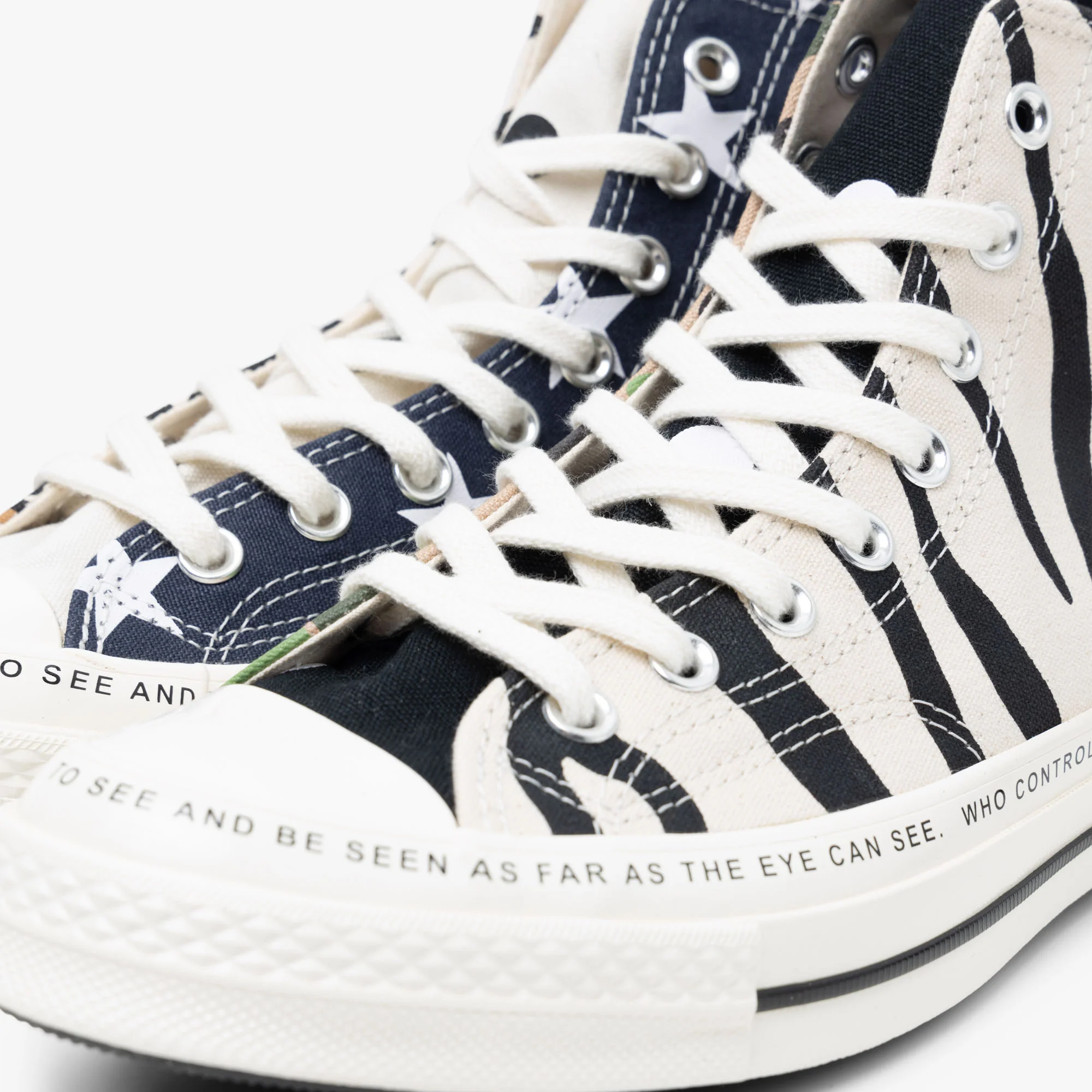 Converse x Brain Dead Chuck 70 Hi Egret / Black - Multi - Image 7